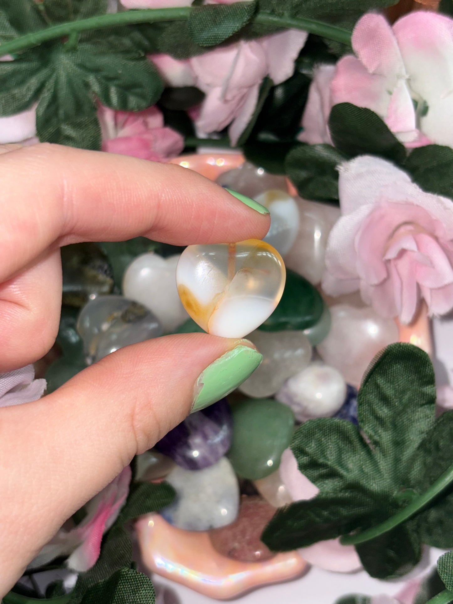 Agate Mini Heart