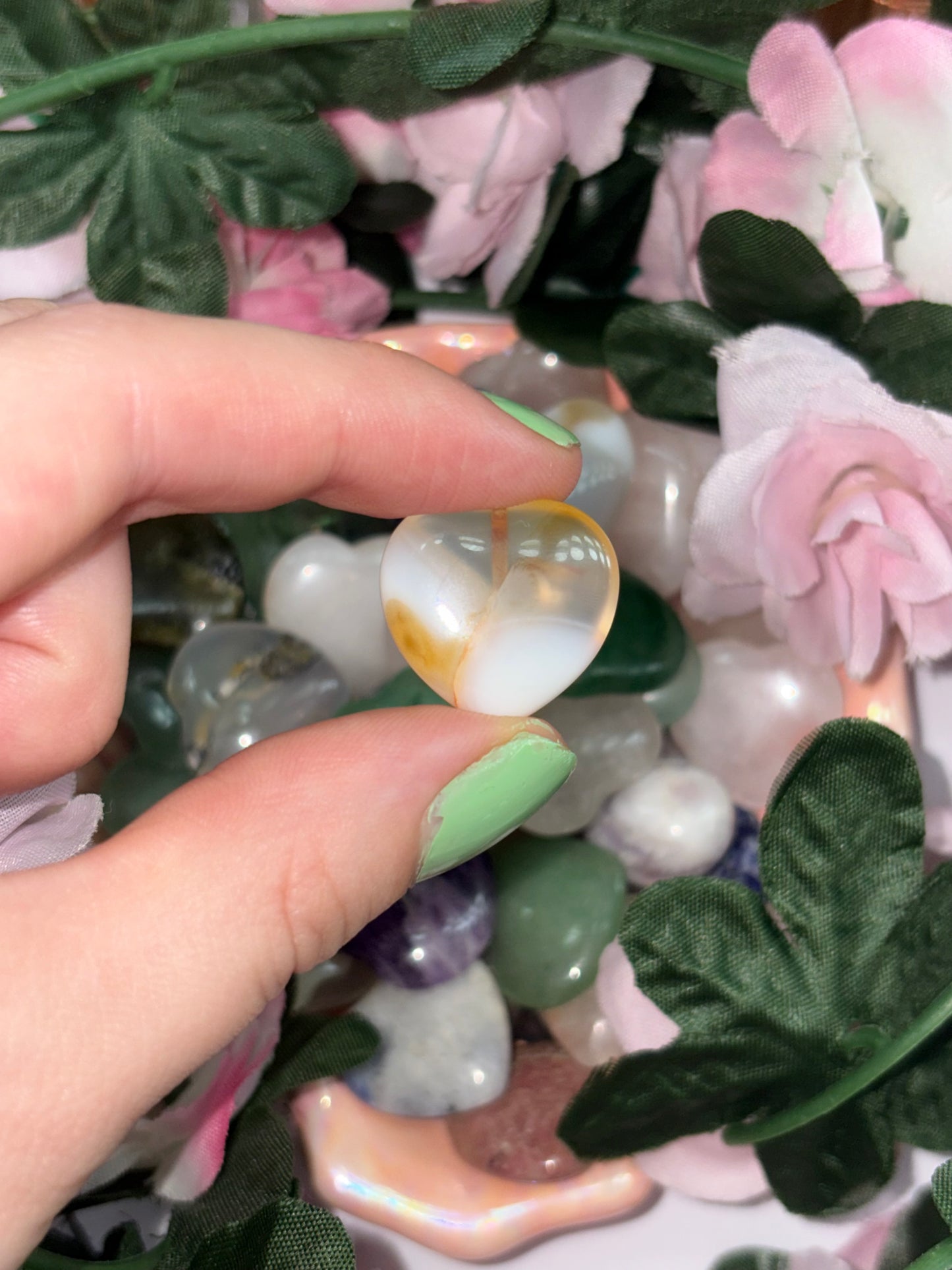 Agate Mini Heart