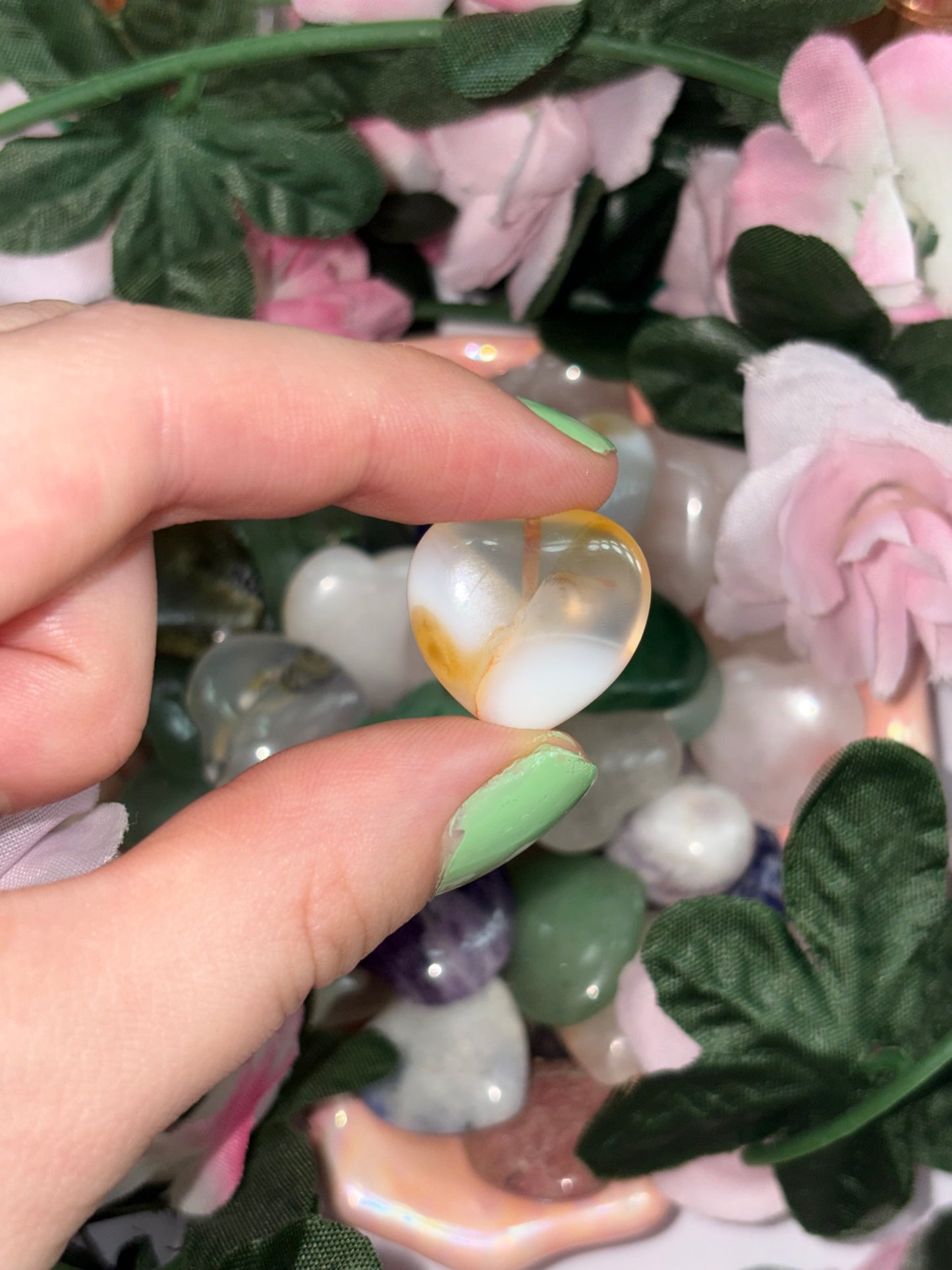Agate Mini Heart