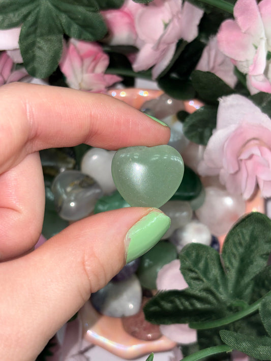 Mini Green Aventurine Heart