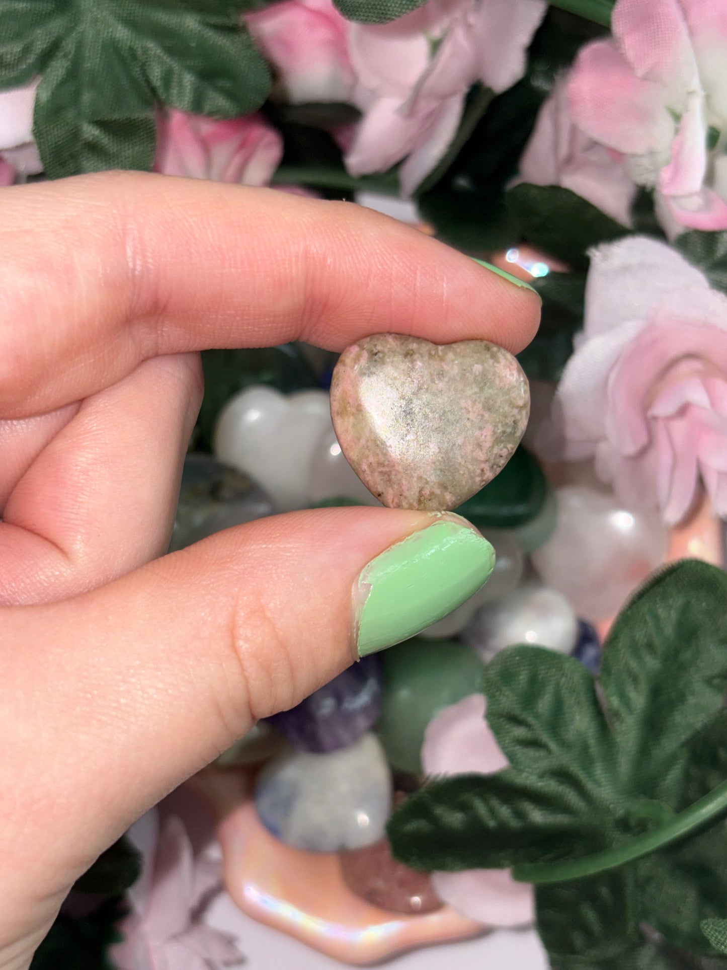 Unakite Mini Heart