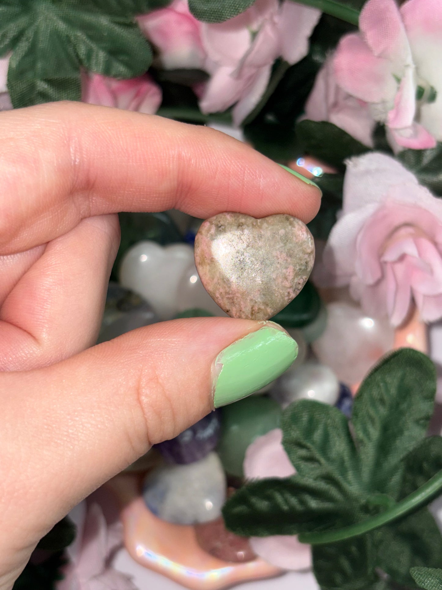 Unakite Mini Heart