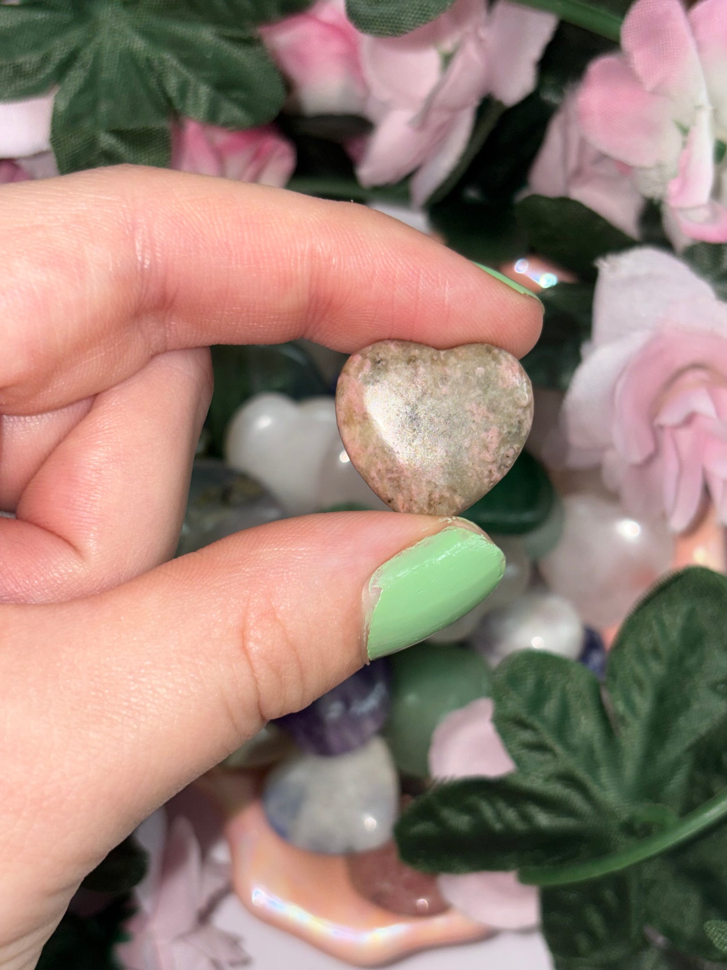 Unakite Mini Heart