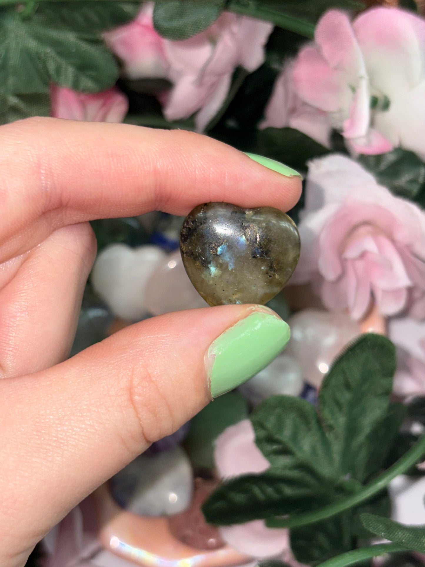 Labradorite Mini Heart