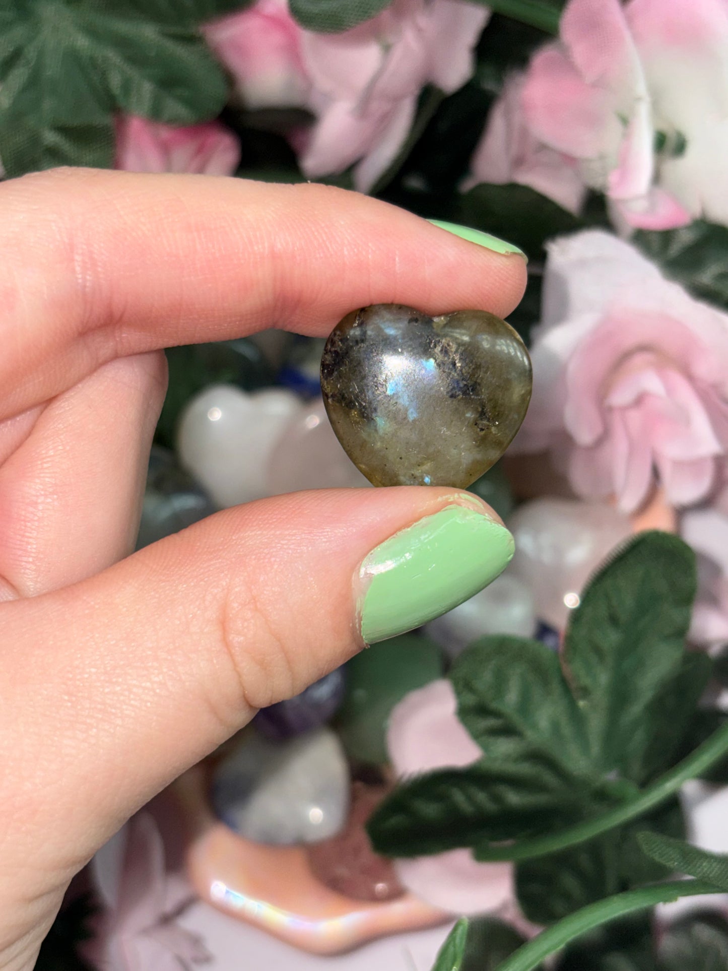 Labradorite Mini Heart