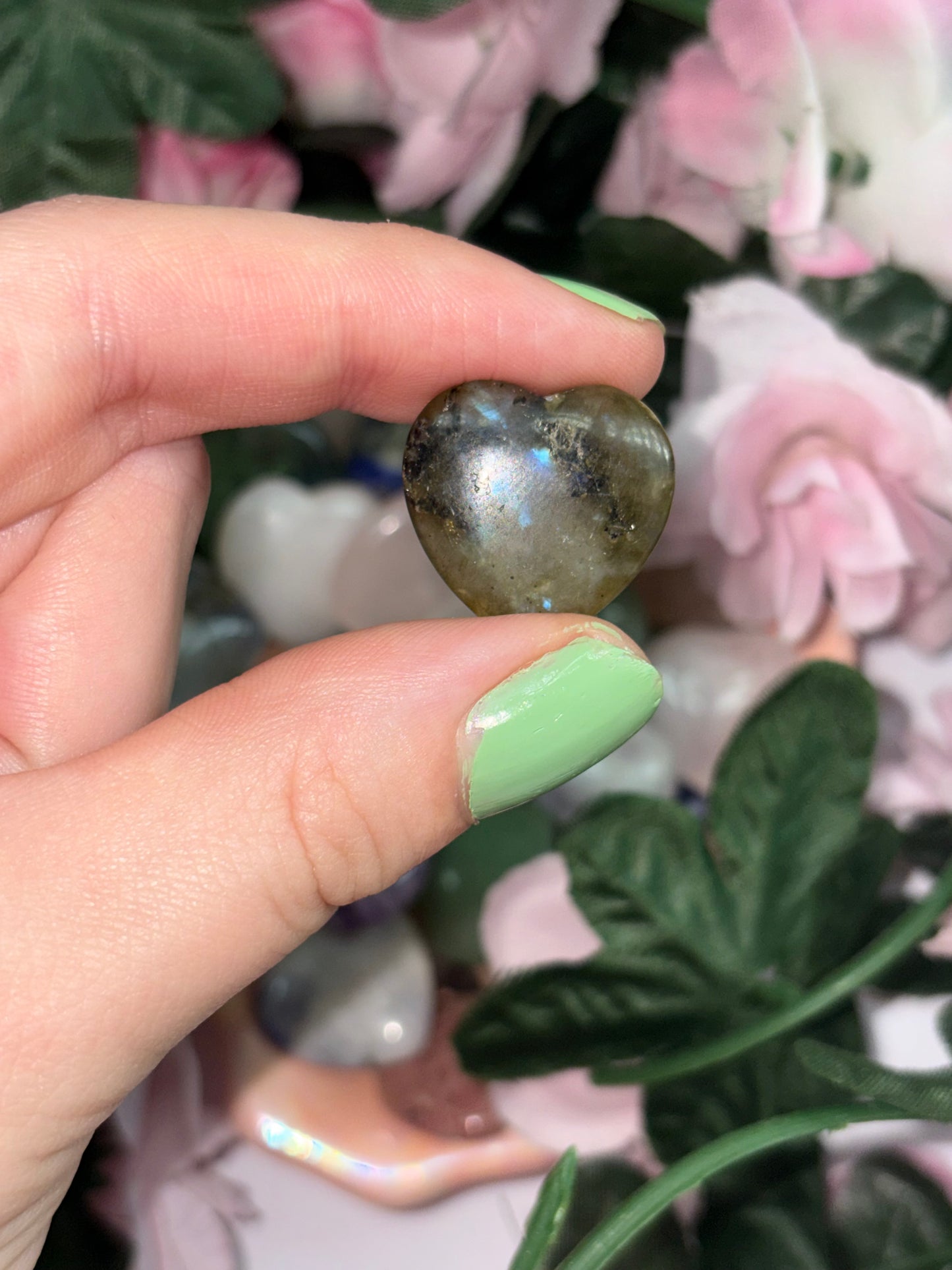 Labradorite Mini Heart