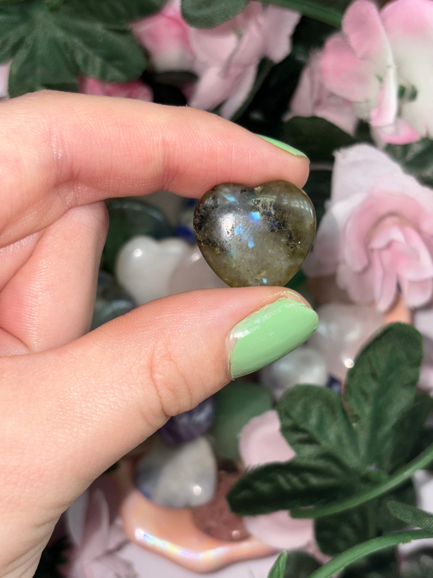 Labradorite Mini Heart
