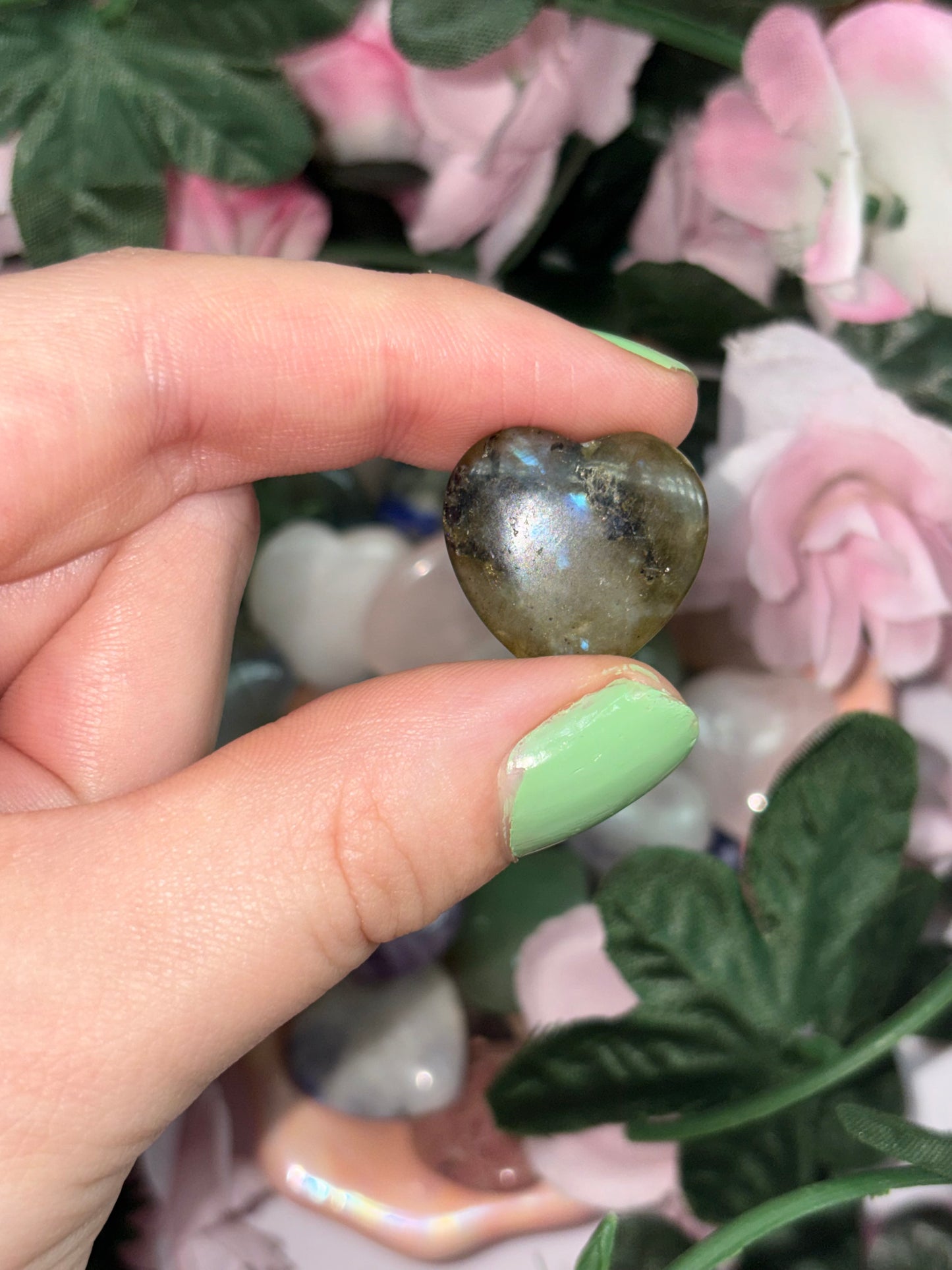 Labradorite Mini Heart