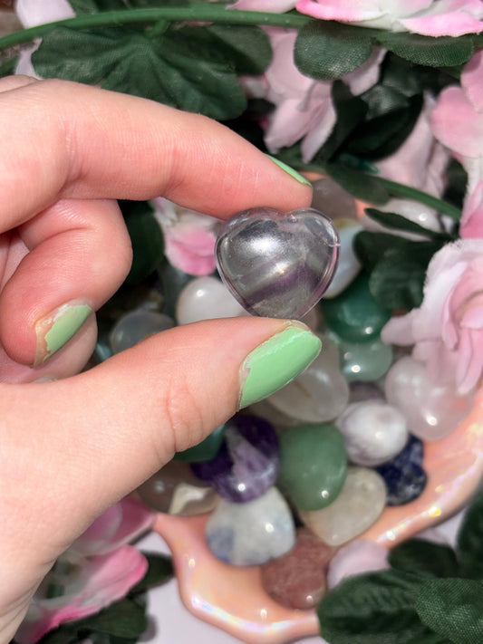 Mini Fluorite Heart