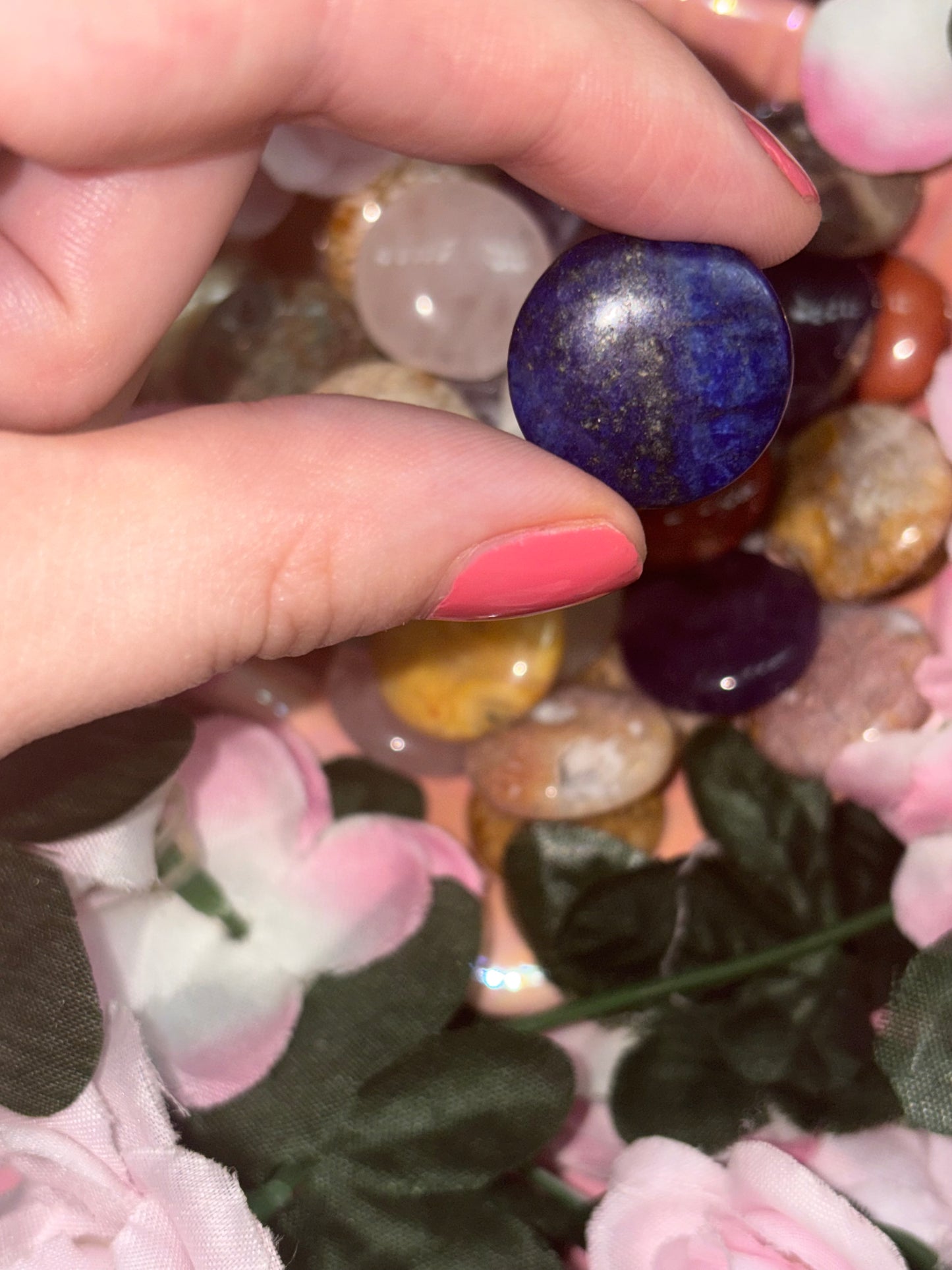 Mini Lapis Lazuli  Palm Stones
