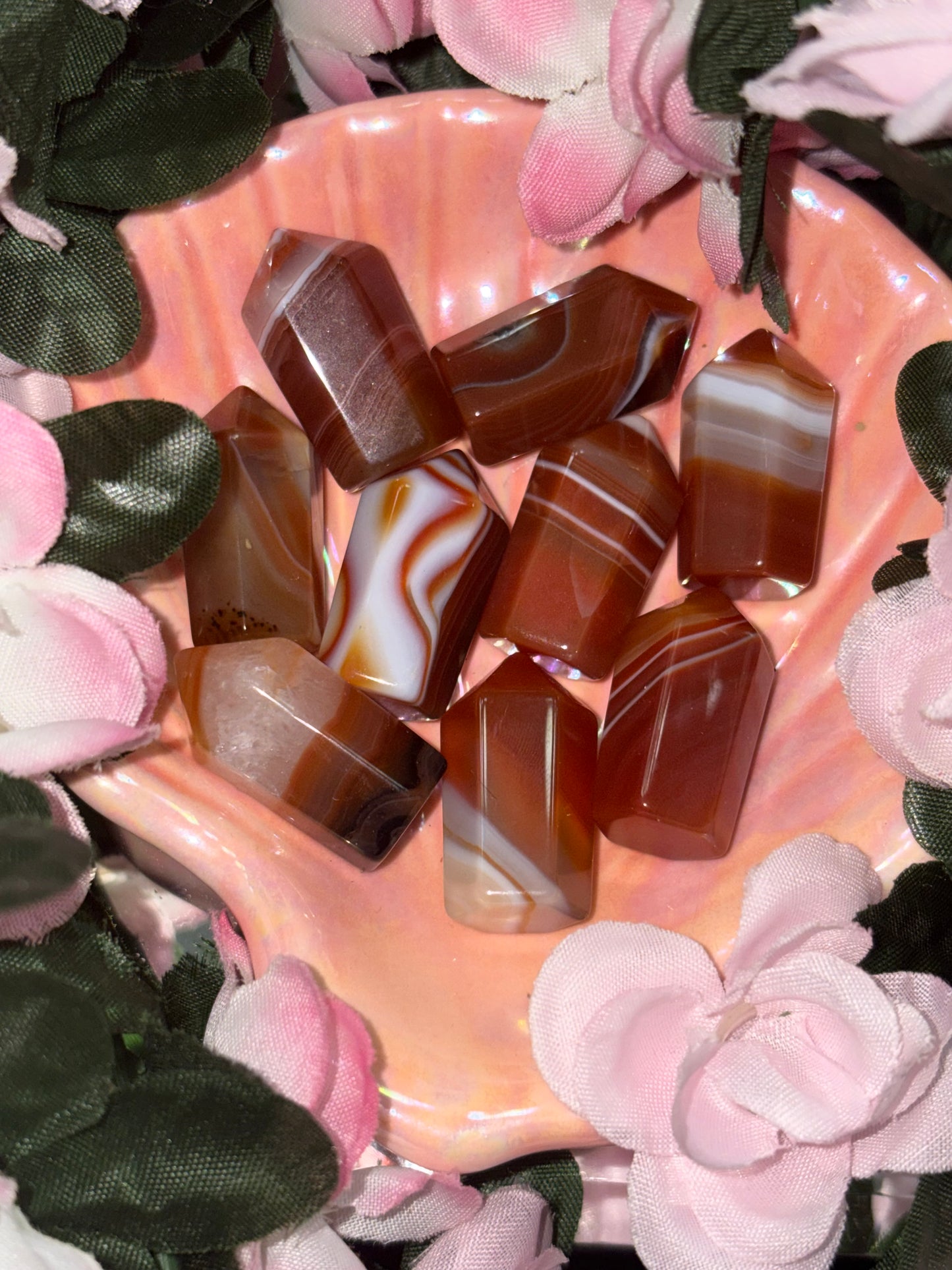 Mini Carnelian Tower From Brazil