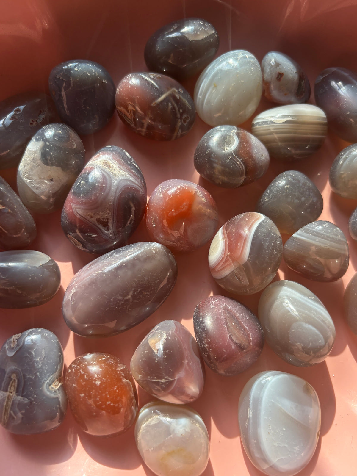 Botswana Agate Tumble