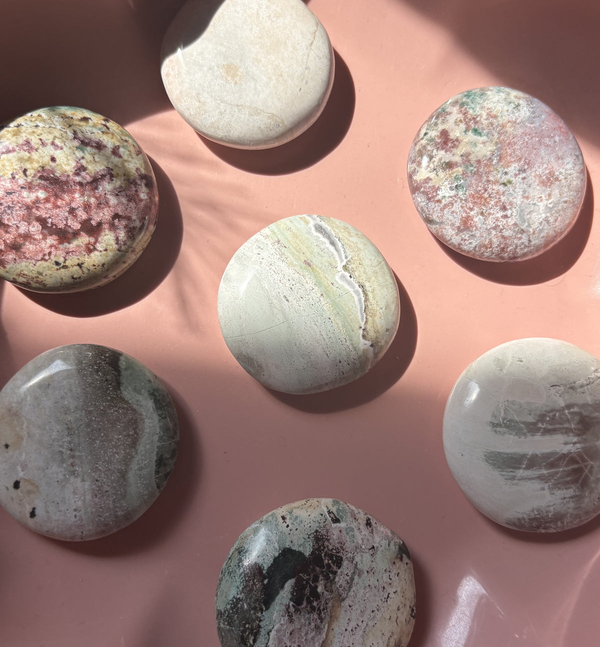 🌈🦄Unicorn Jasper Palm Stone 🌈🦄