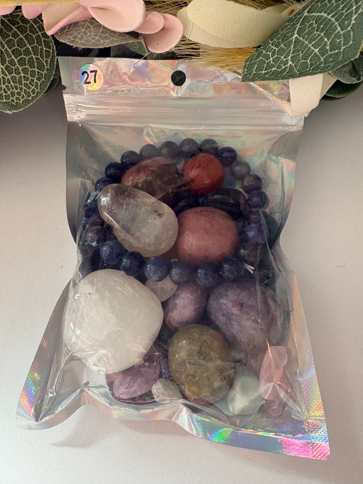 Crystal Confetti Bags, Premixed Healing Crystal Chips, Manifestation Crystals,, Altar Decor, Spell Jar Fillers