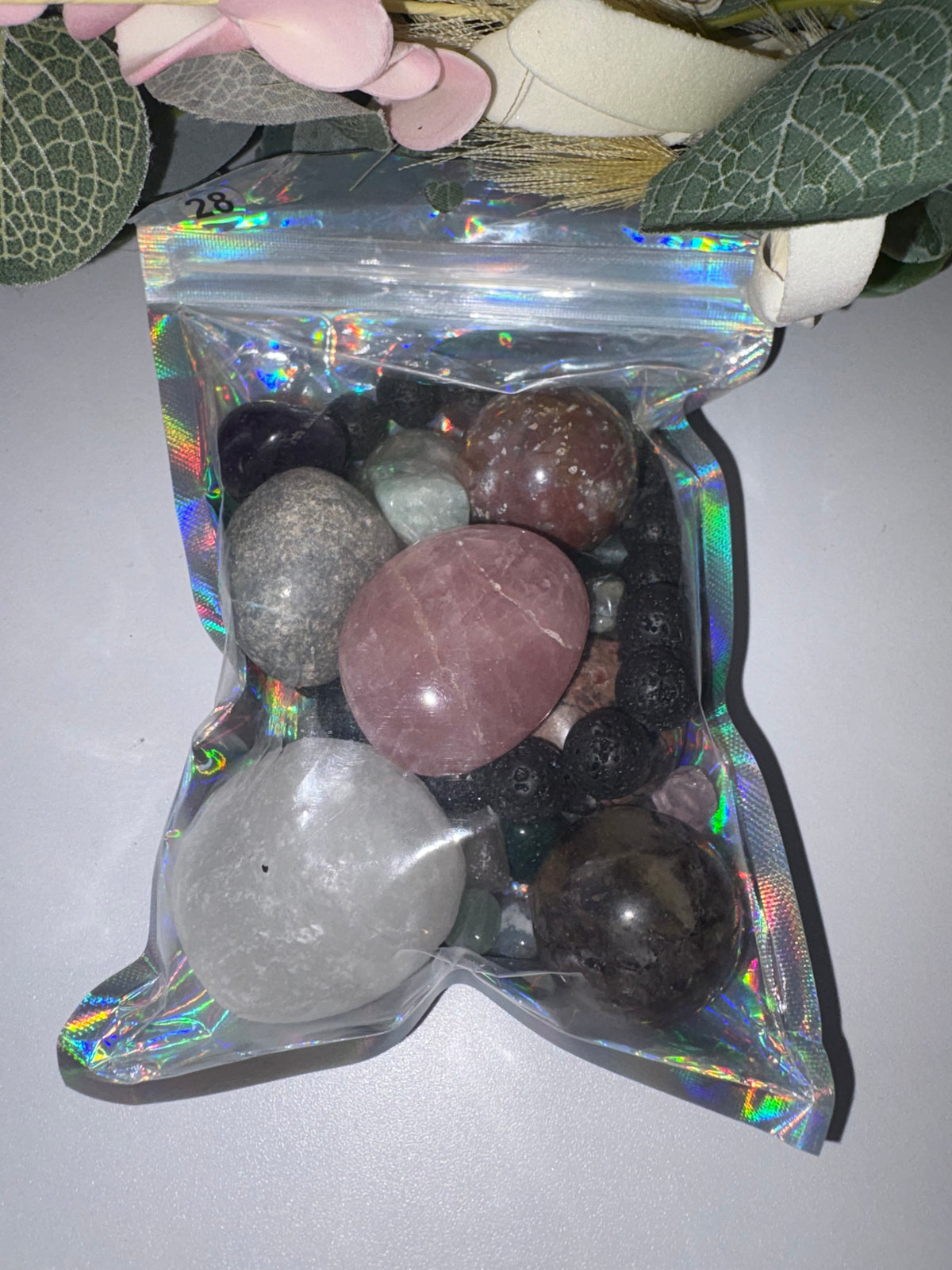 Crystal Confetti Bags, Premixed Healing Crystal Chips, Manifestation Crystals,, Altar Decor, Spell Jar Fillers