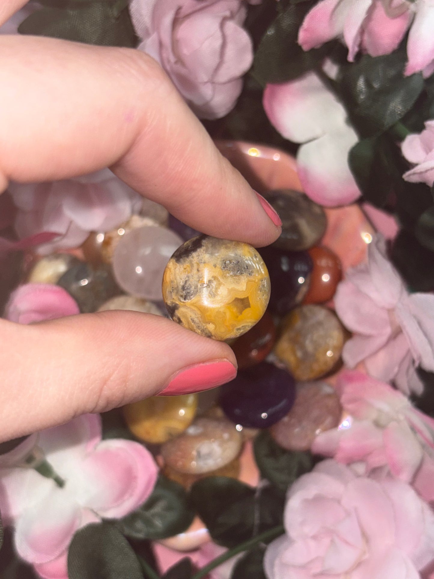 Bumblebee Jasper Mini Palmstone