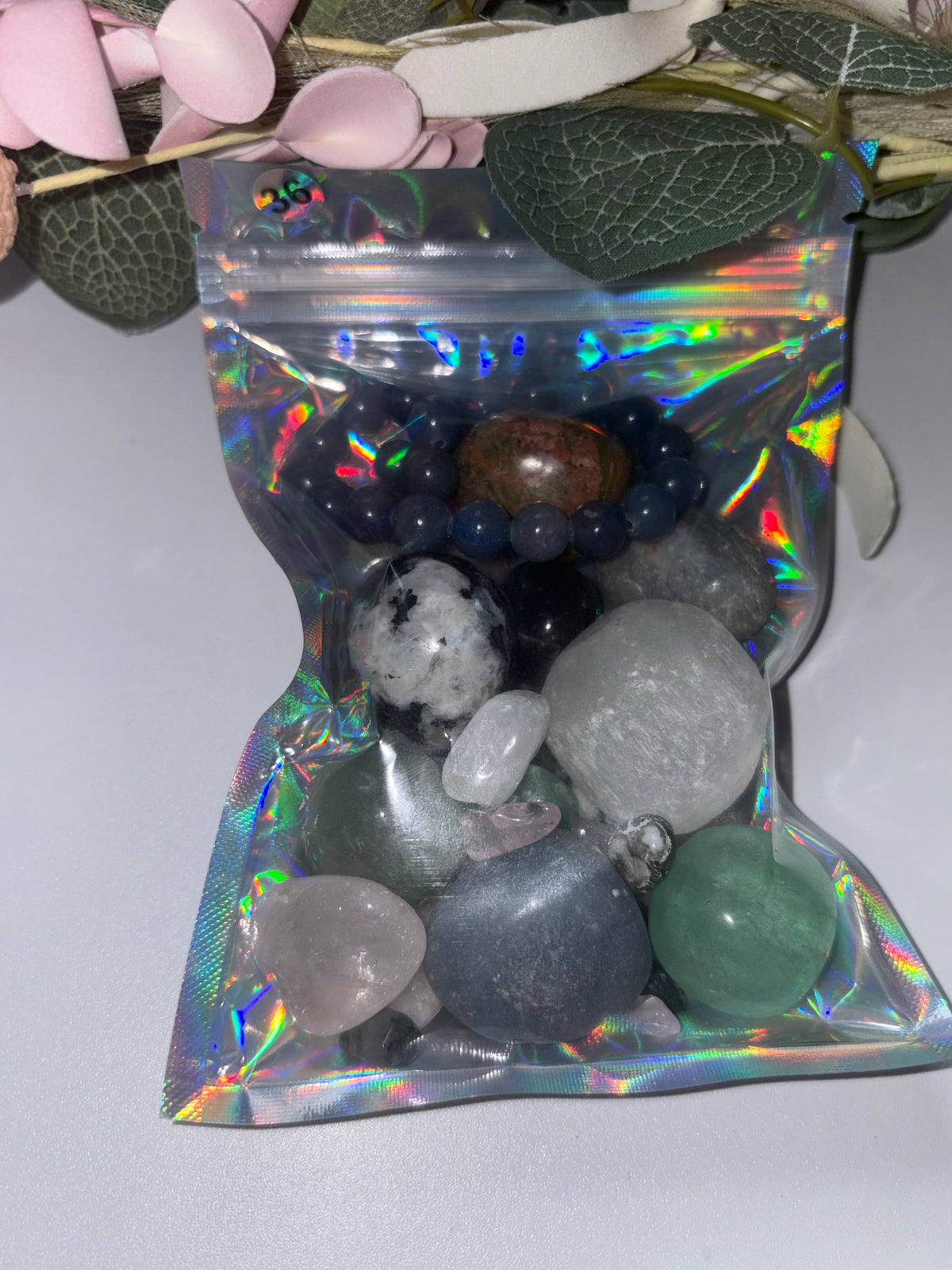 Crystal Confetti Bags, Premixed Healing Crystal Chips, Manifestation Crystals,, Altar Decor, Spell Jar Fillers