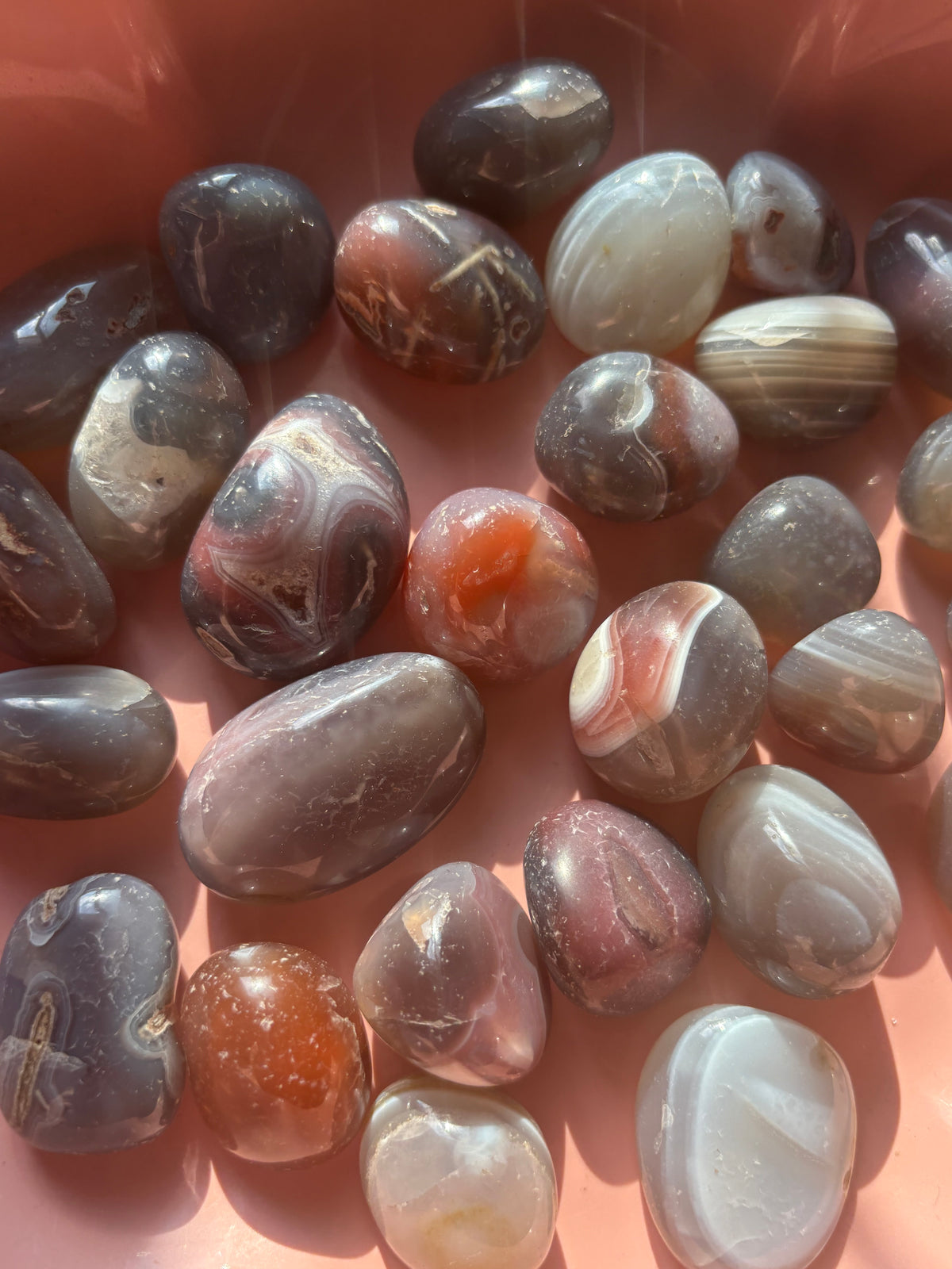Botswana Agate Tumble