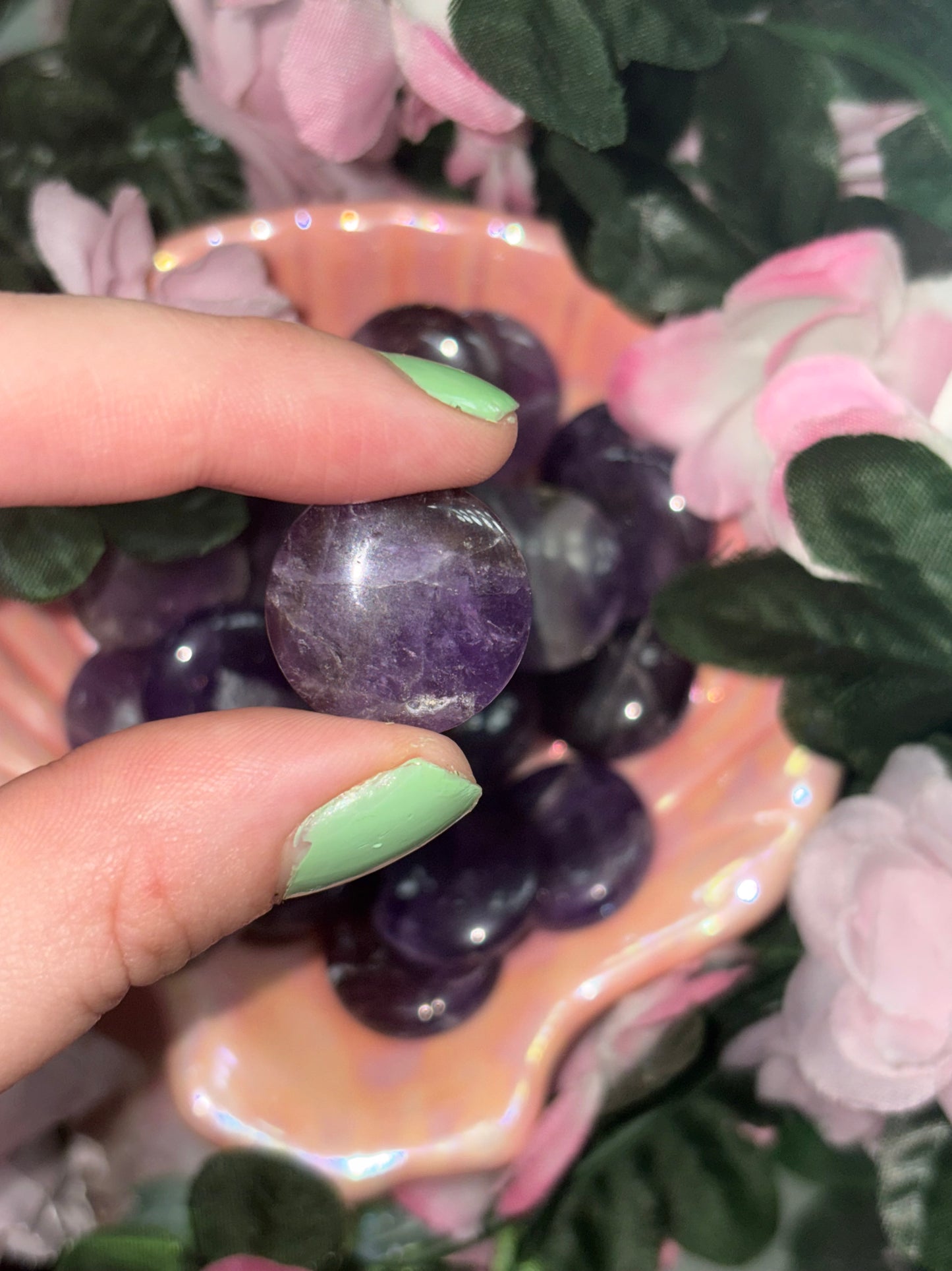 Mini Amethyst Palm Stone