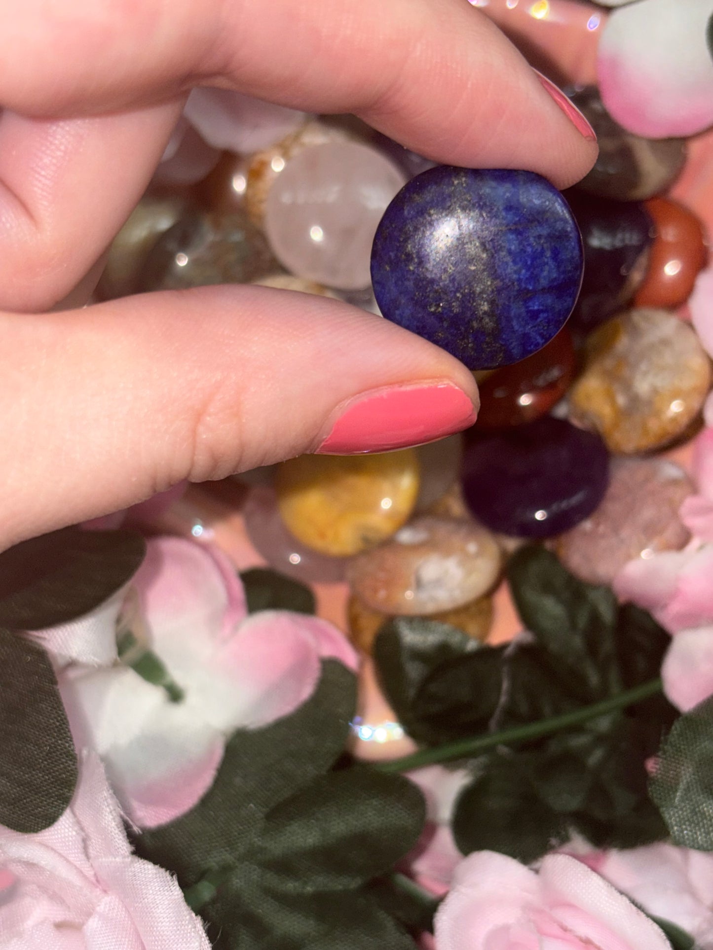 Mini Lapis Lazuli  Palm Stones