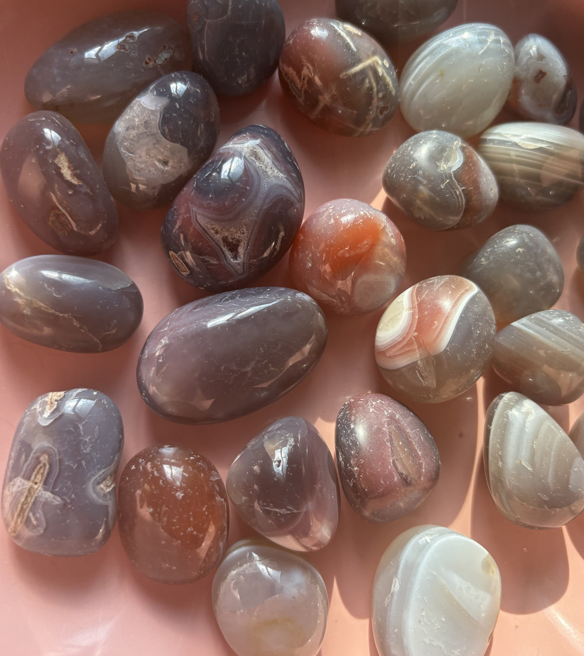 Botswana Agate Tumble