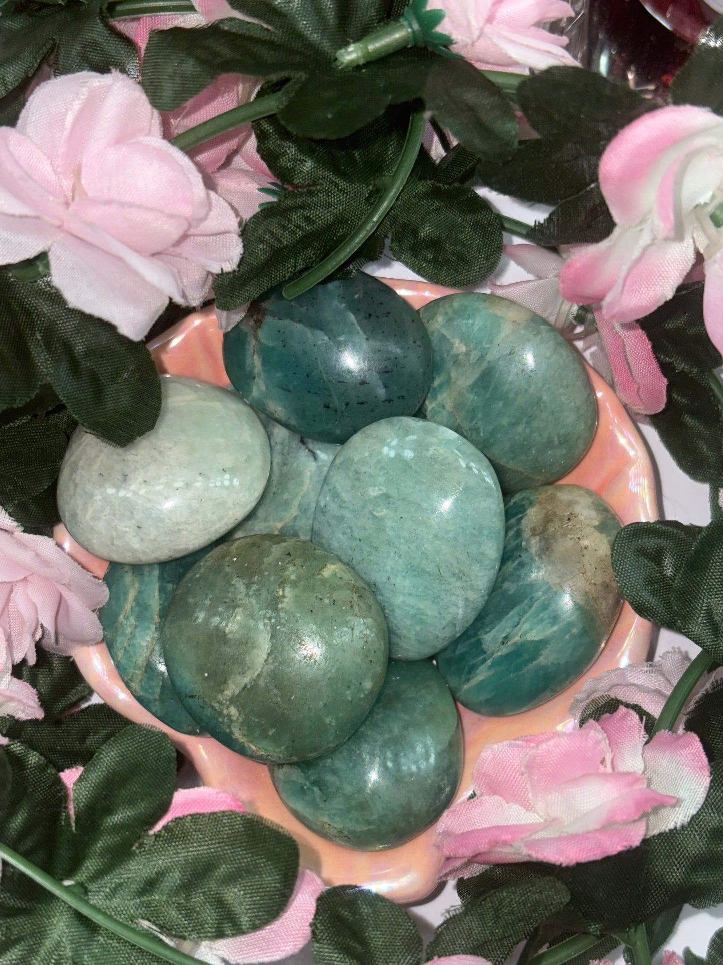 Amazonite Palm Stone