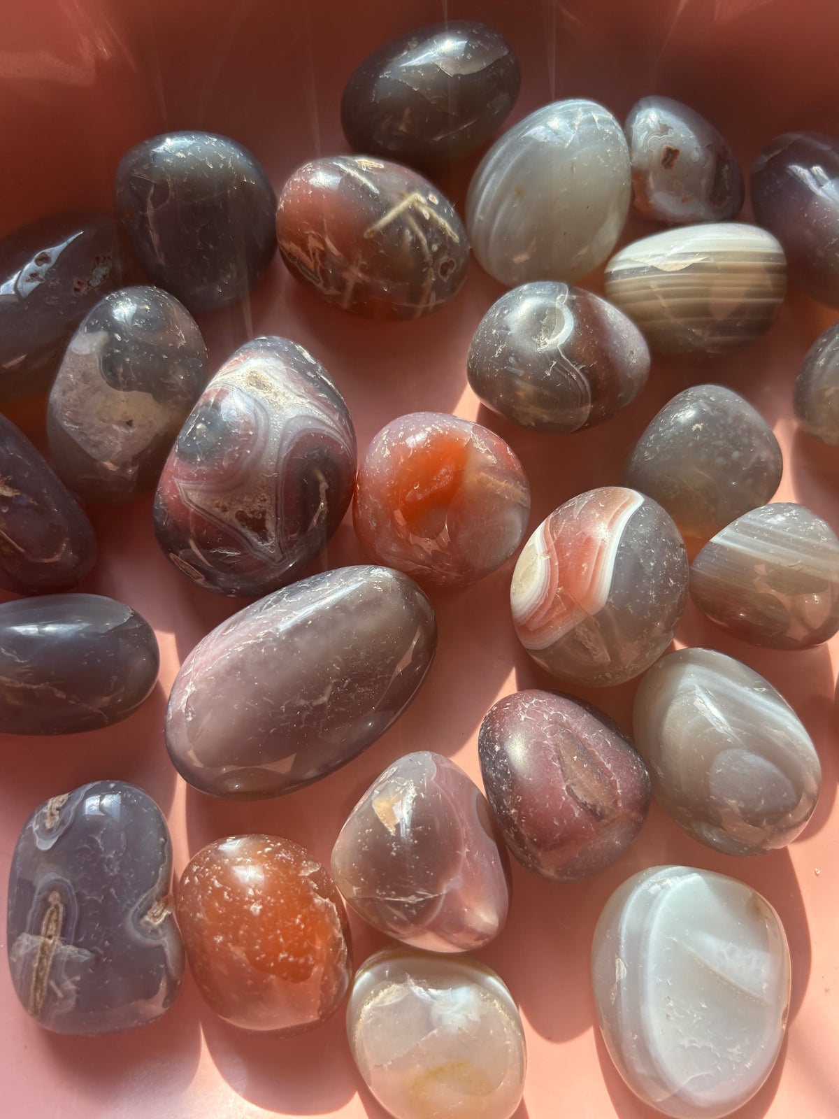 Botswana Agate Tumble