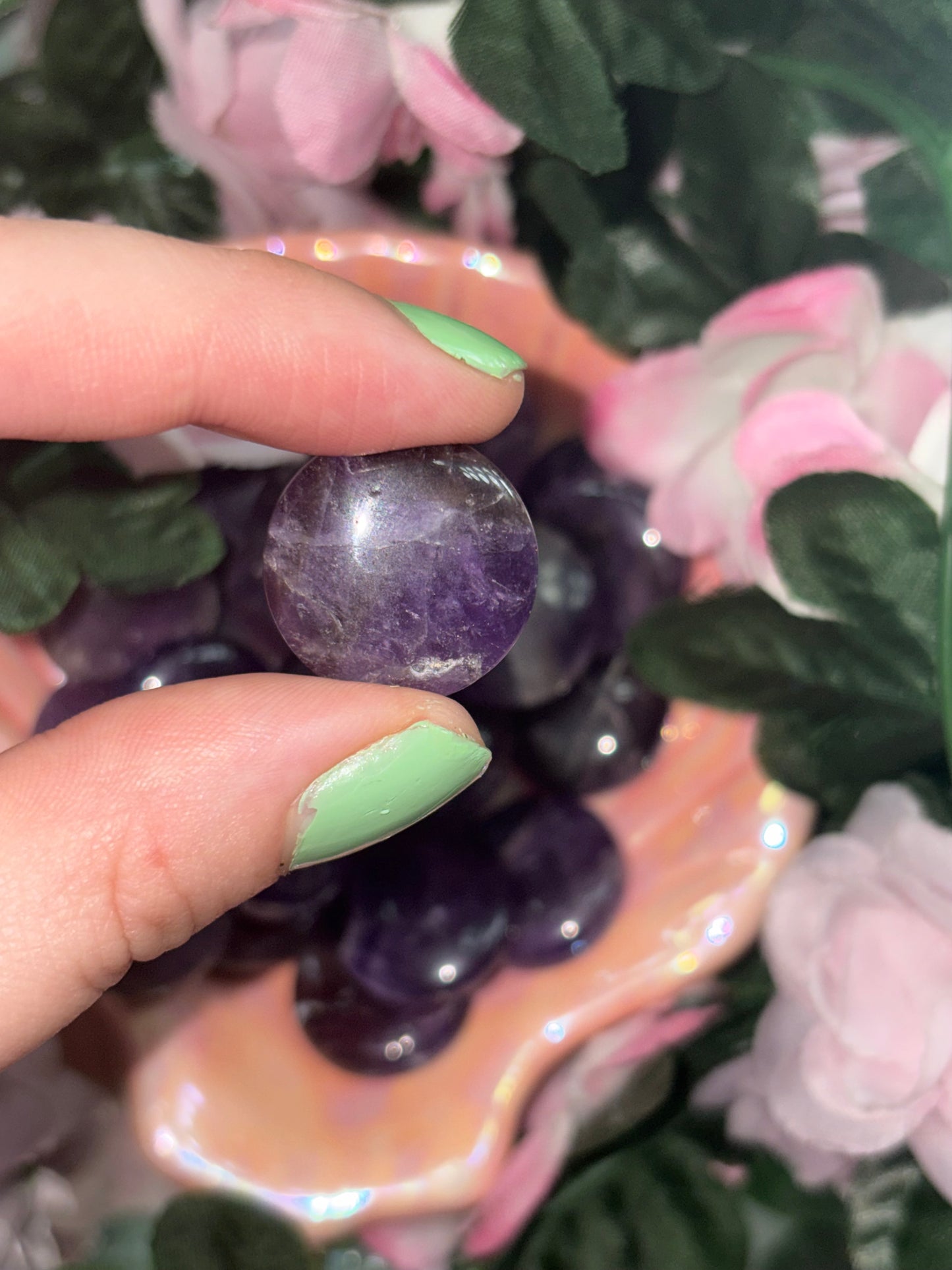 Mini Amethyst Palm Stone