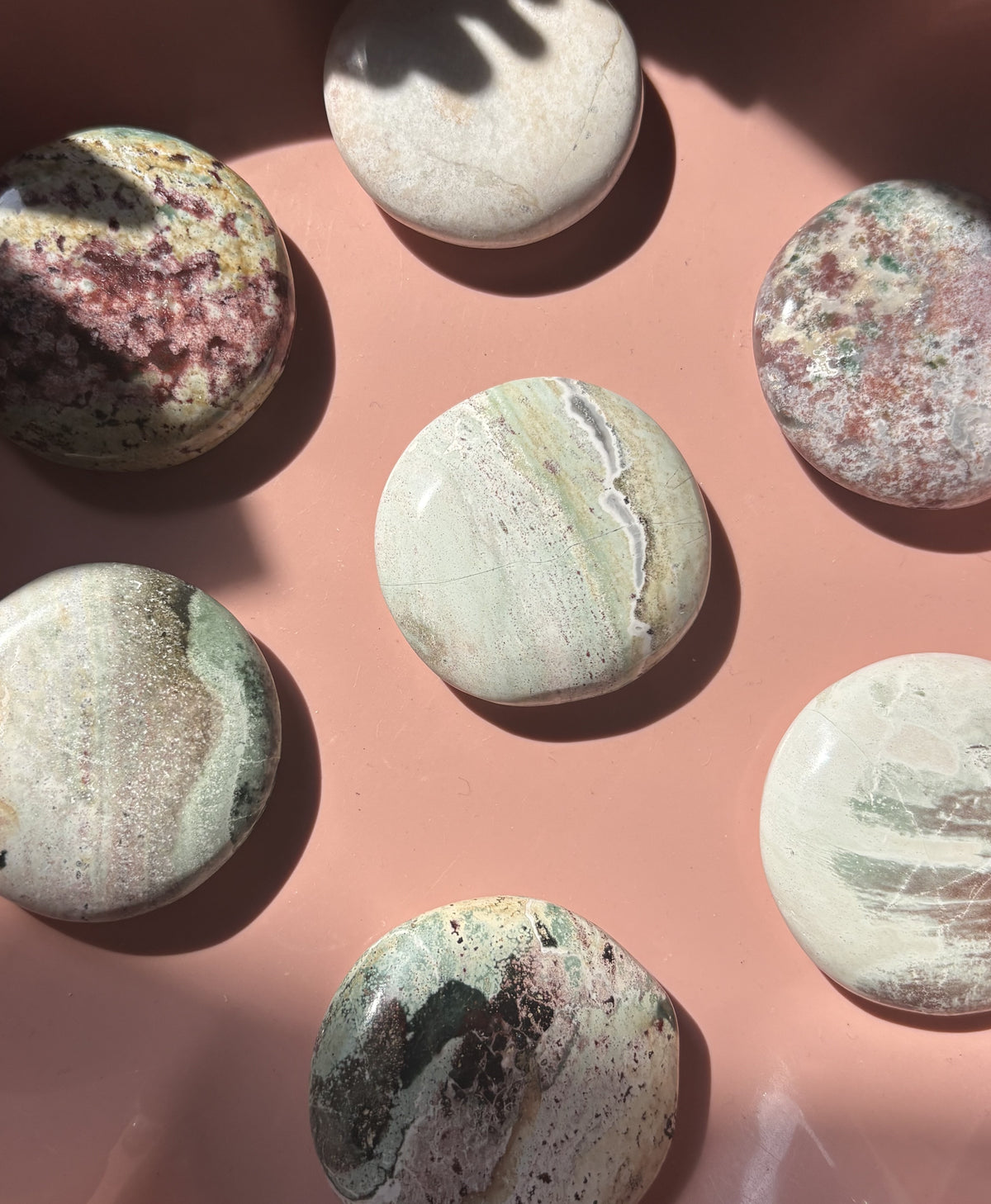 🌈🦄Unicorn Jasper Palm Stone 🌈🦄
