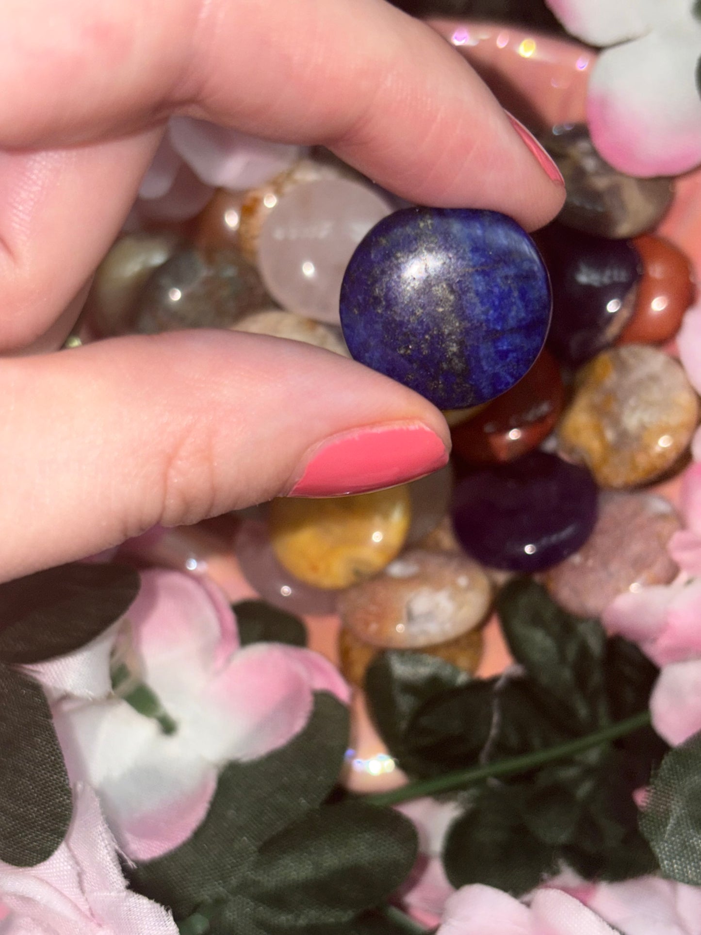 Mini Lapis Lazuli  Palm Stones