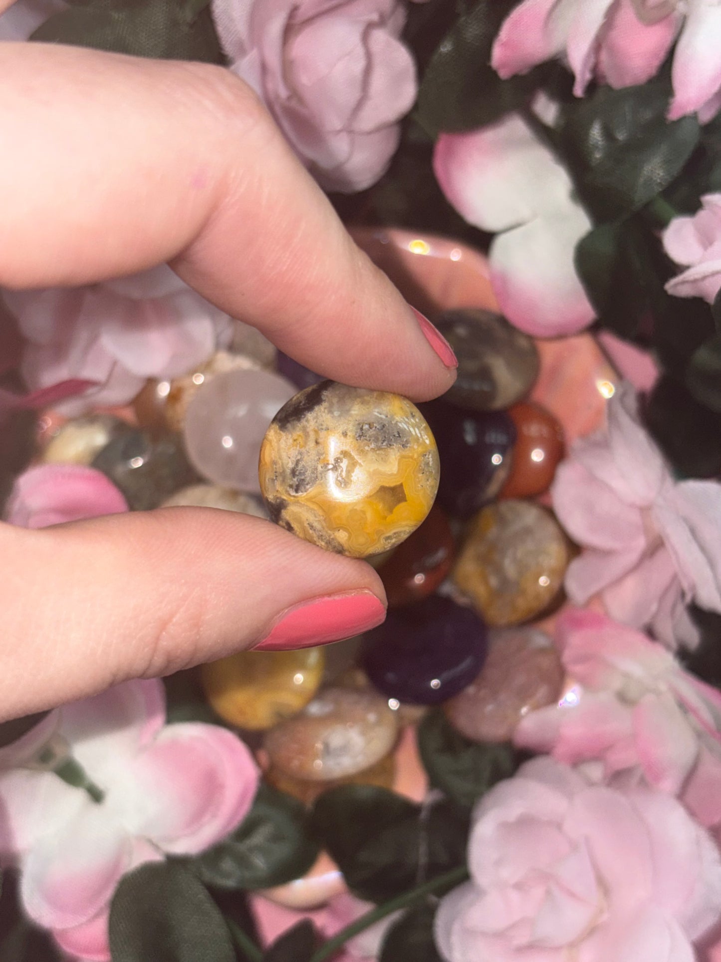 Bumblebee Jasper Mini Palmstone