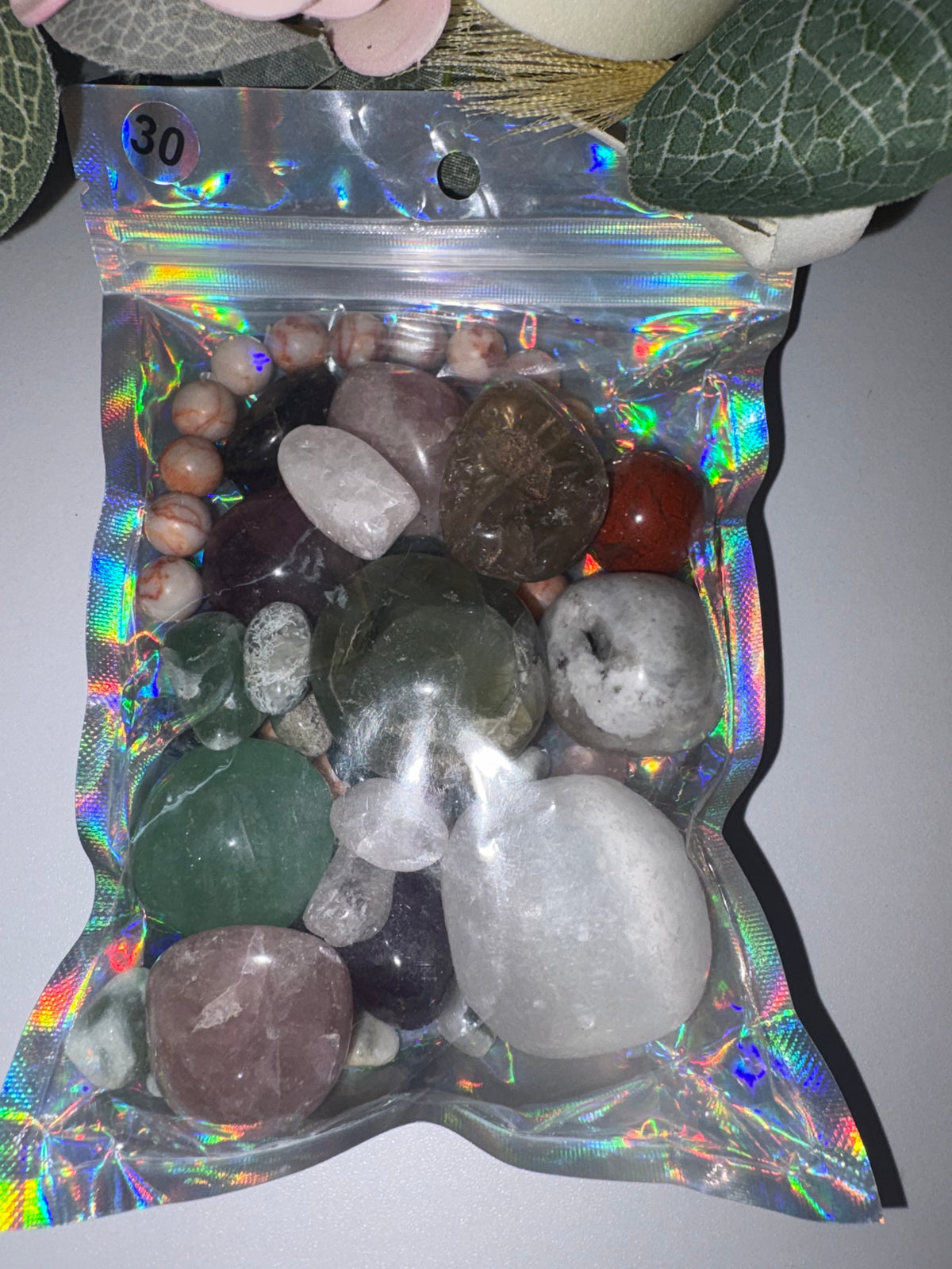 Crystal Confetti Bags, Premixed Healing Crystal Chips, Manifestation Crystals,, Altar Decor, Spell Jar Fillers