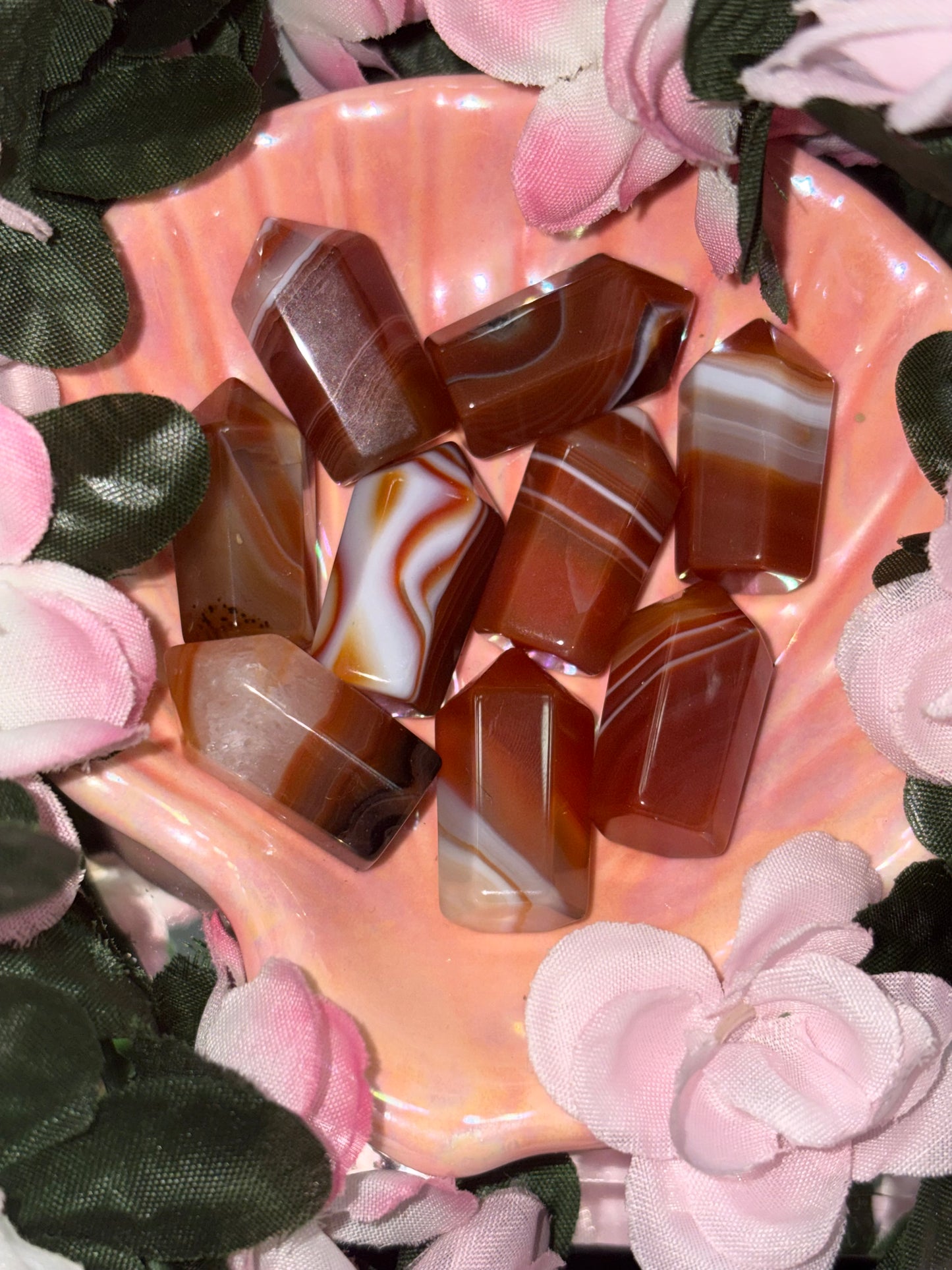 Mini Carnelian Tower From Brazil