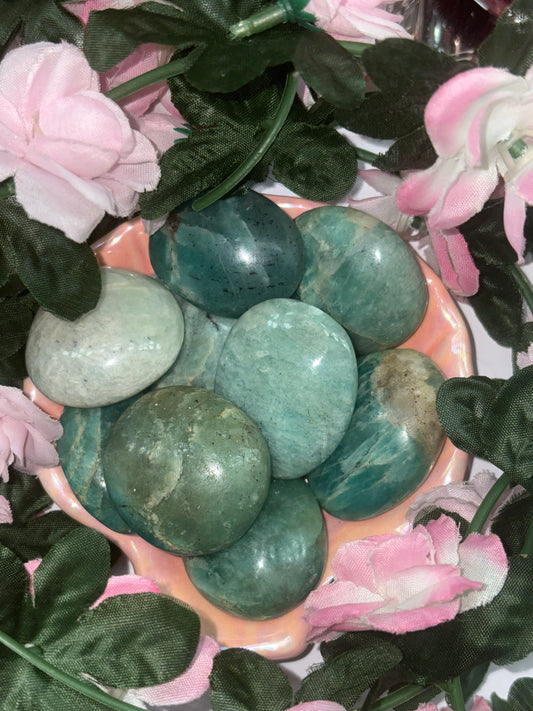 Amazonite Palm Stone