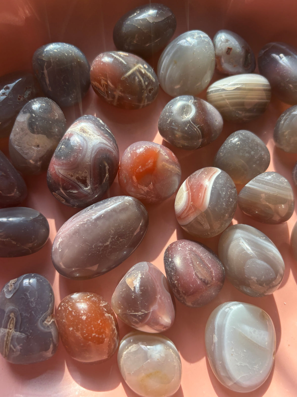 Botswana Agate Tumble