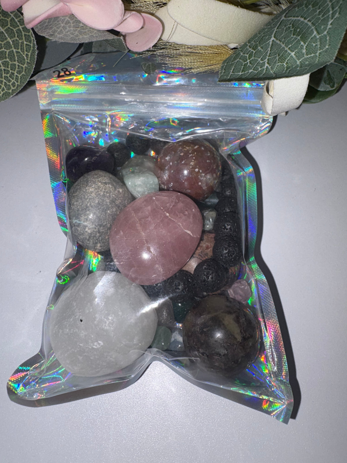 Crystal Confetti Bags, Premixed Healing Crystal Chips, Manifestation Crystals,, Altar Decor, Spell Jar Fillers