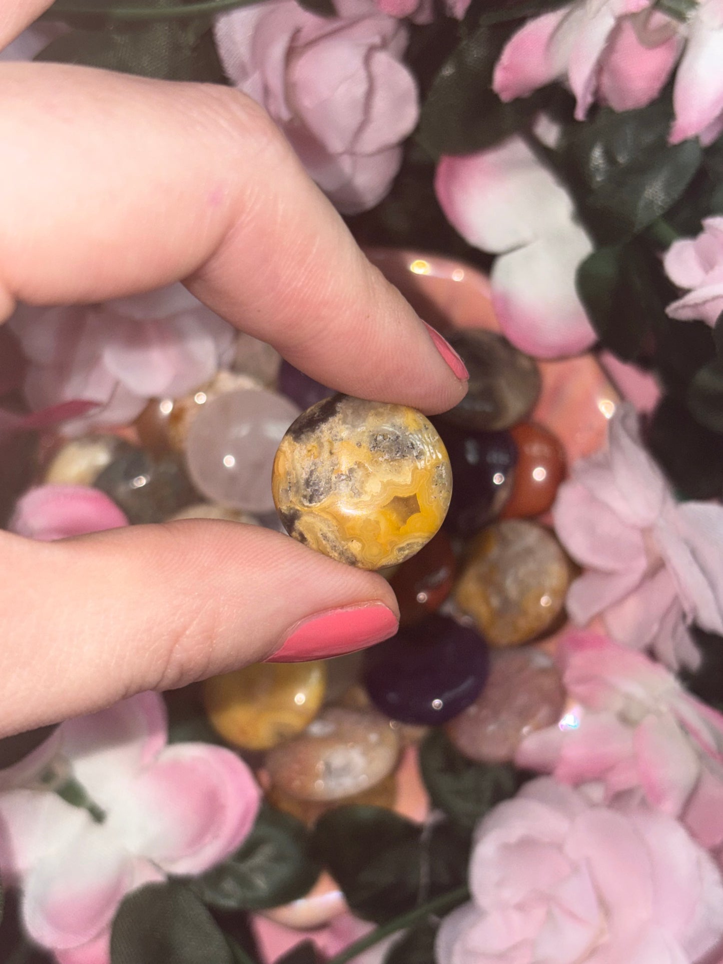 Bumblebee Jasper Mini Palmstone