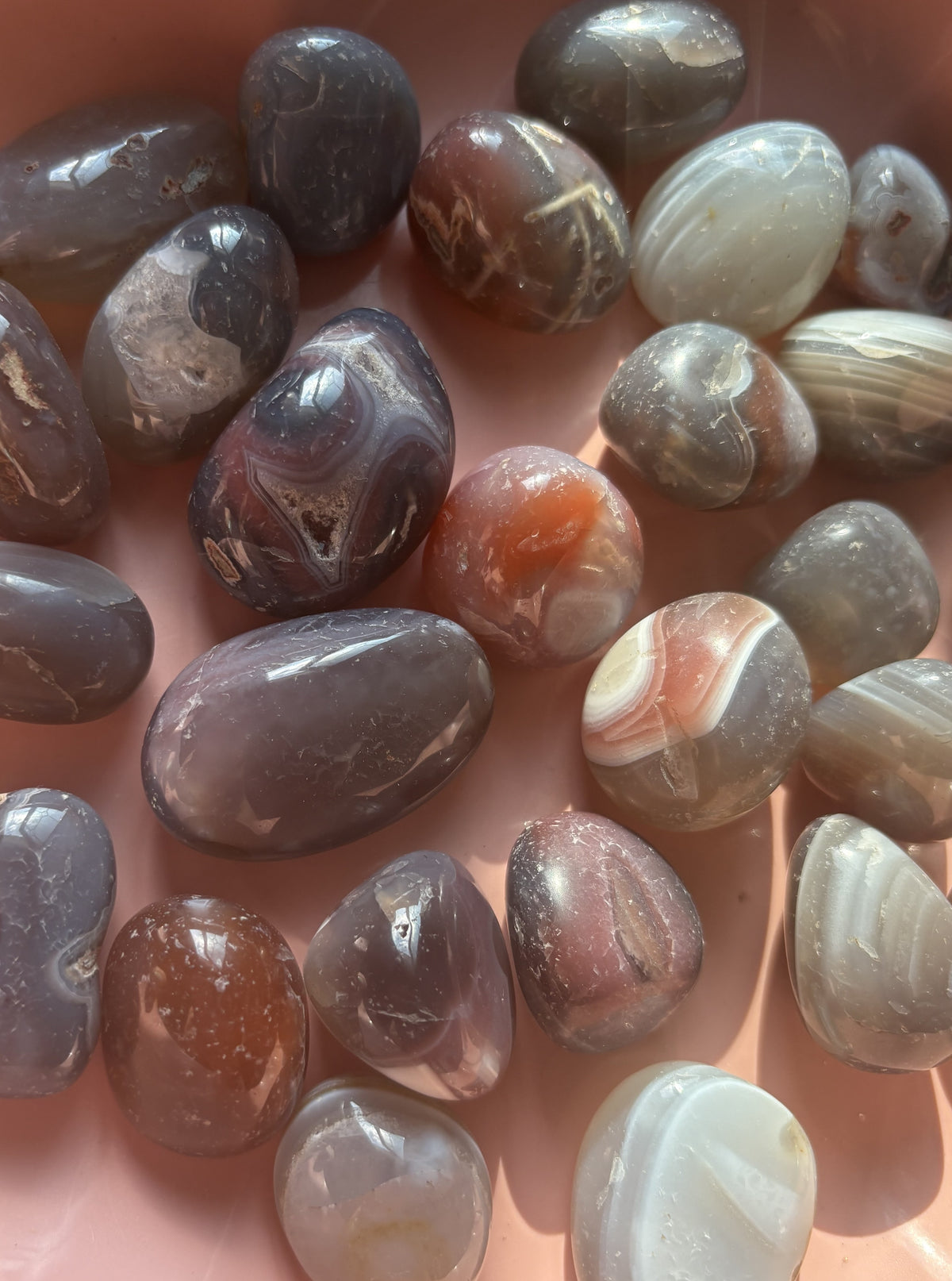 Botswana Agate Tumble