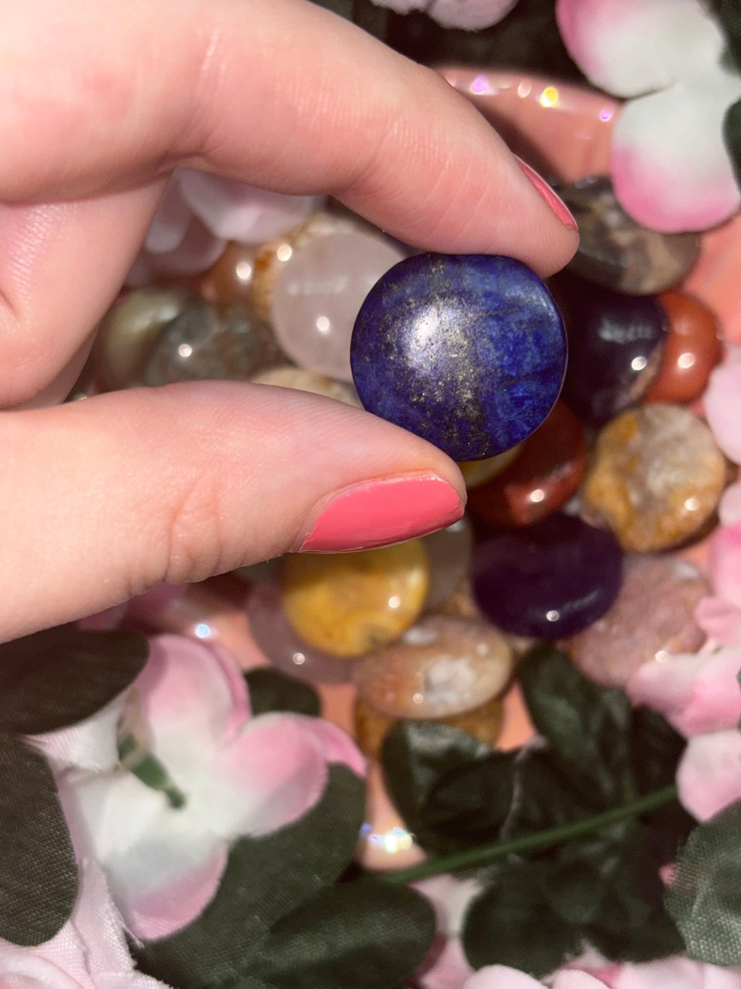 Mini Lapis Lazuli  Palm Stones