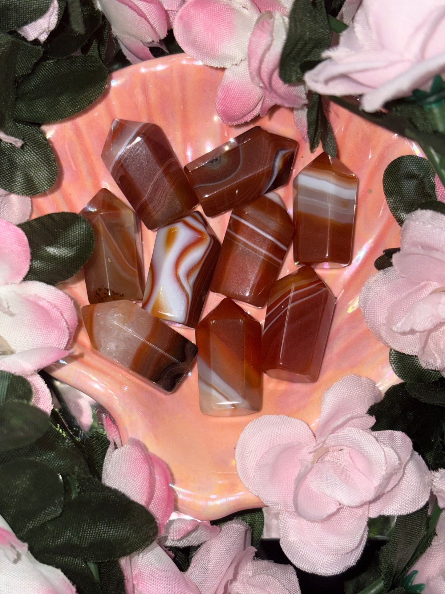 Mini Carnelian Tower From Brazil
