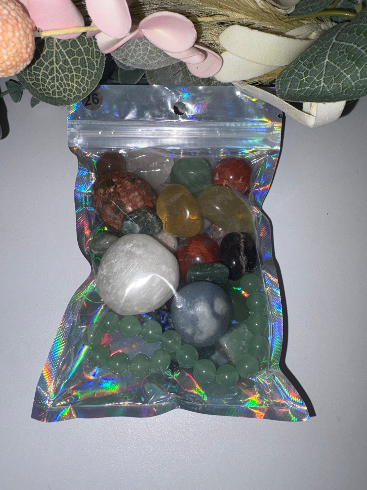 Crystal Confetti Bags, Premixed Healing Crystal Chips, Manifestation Crystals,, Altar Decor, Spell Jar Fillers