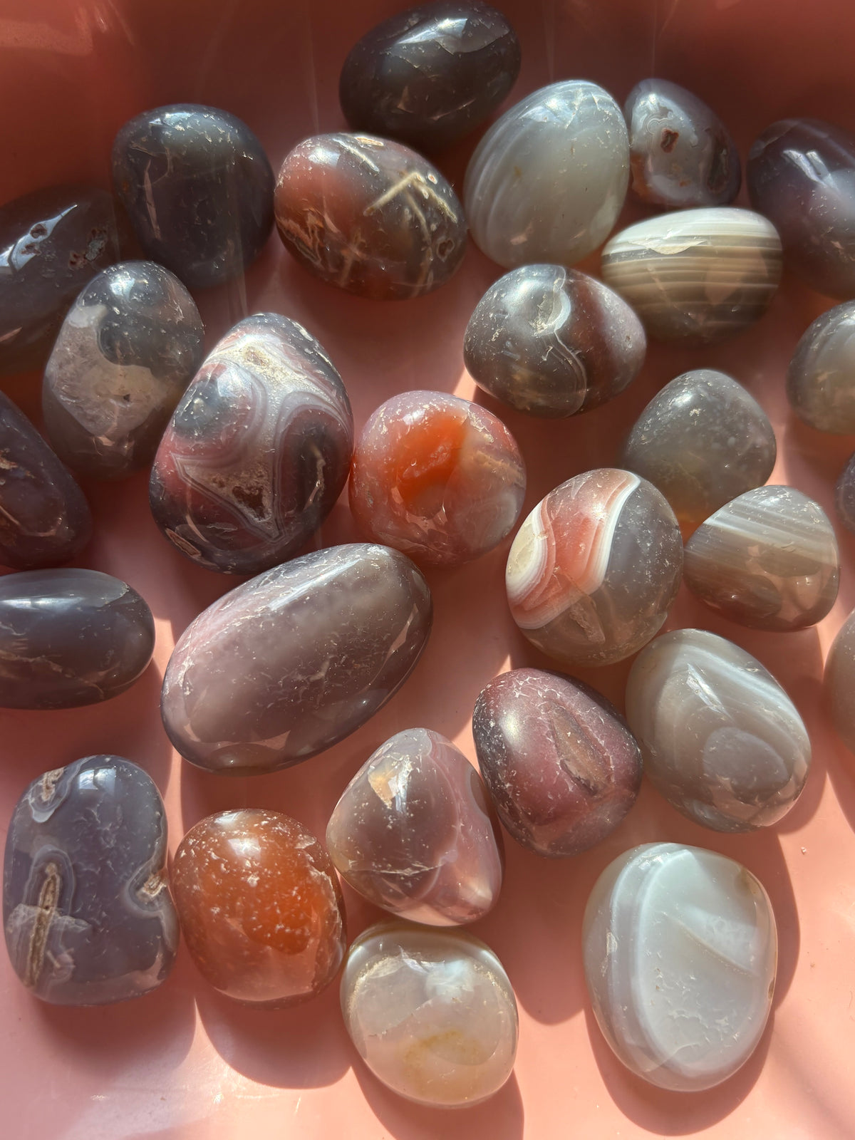 Botswana Agate Tumble