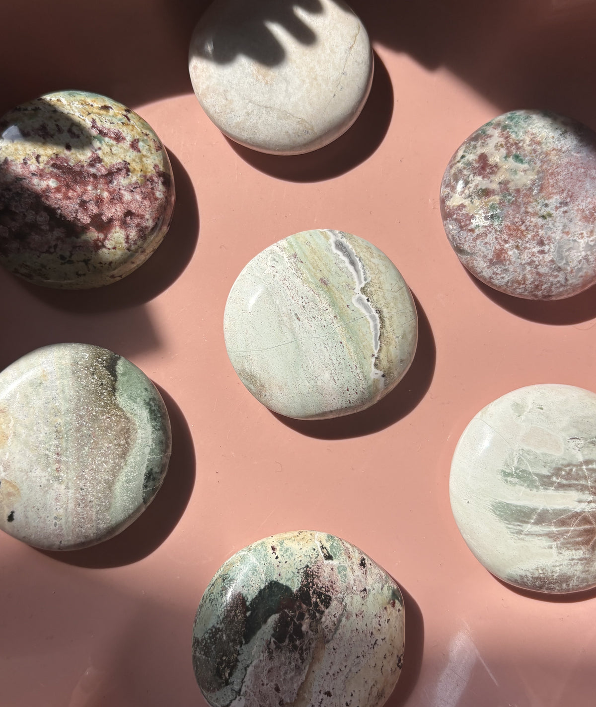 🌈🦄Unicorn Jasper Palm Stone 🌈🦄