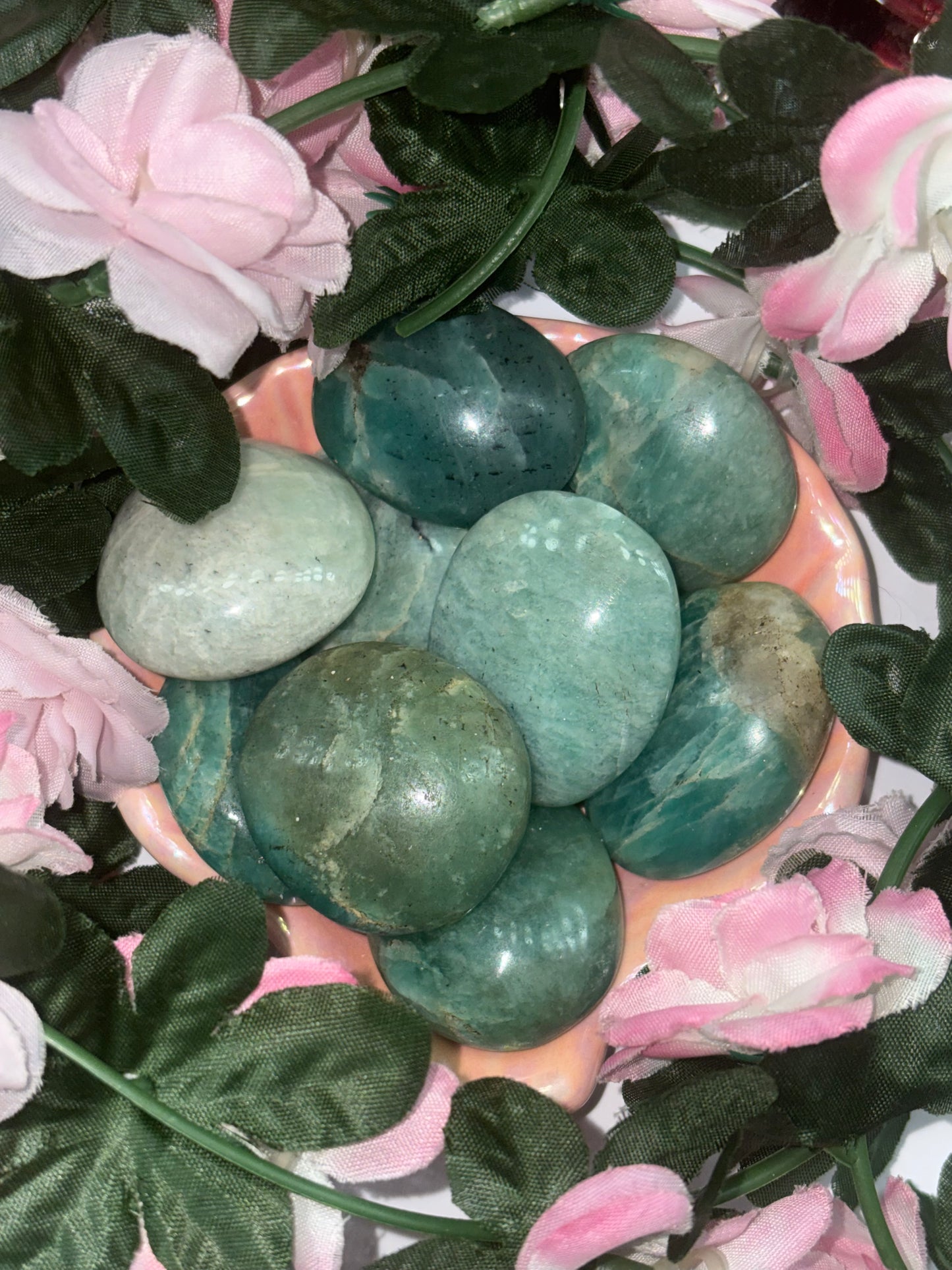 Amazonite Palm Stone