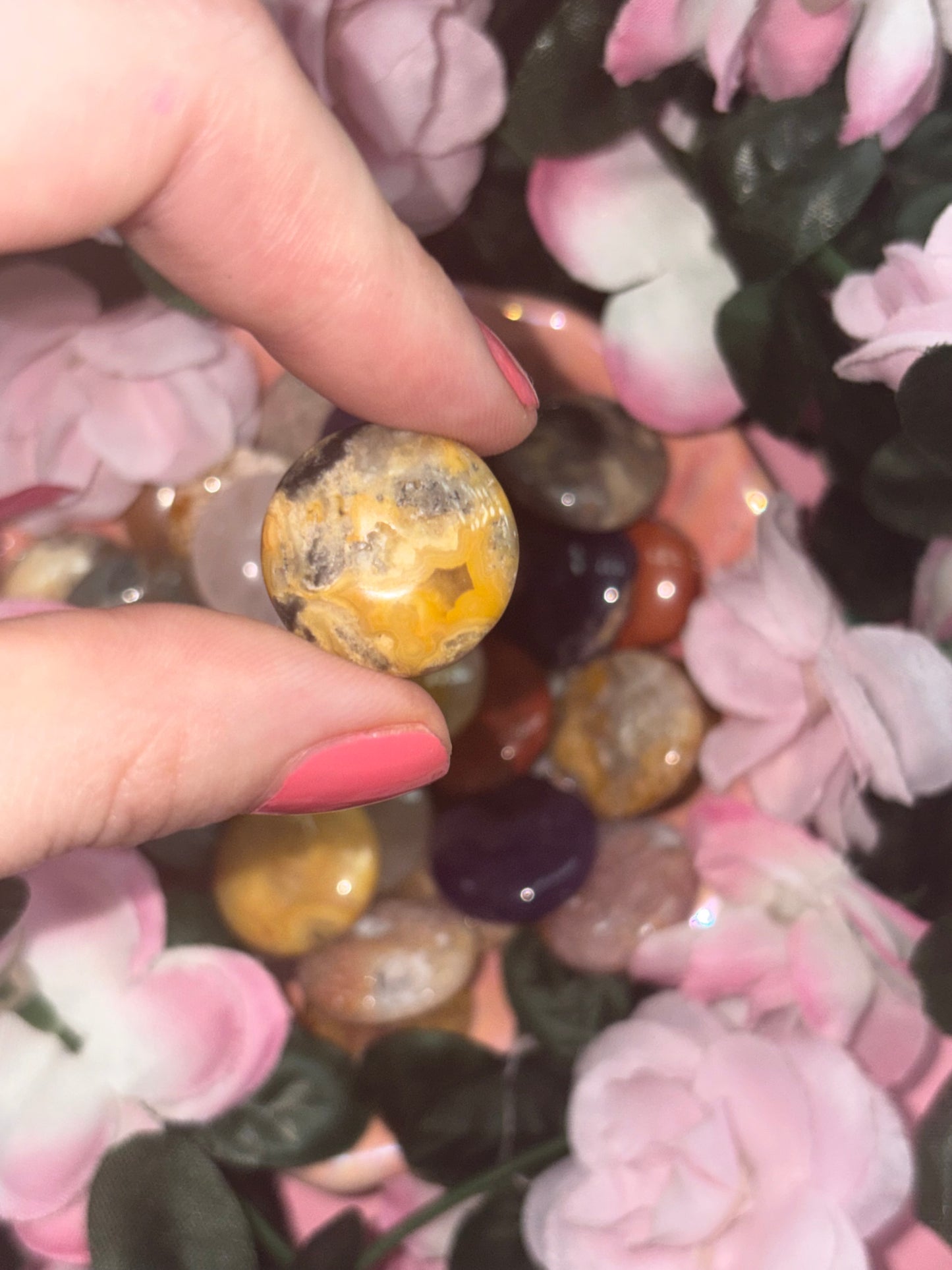 Bumblebee Jasper Mini Palmstone
