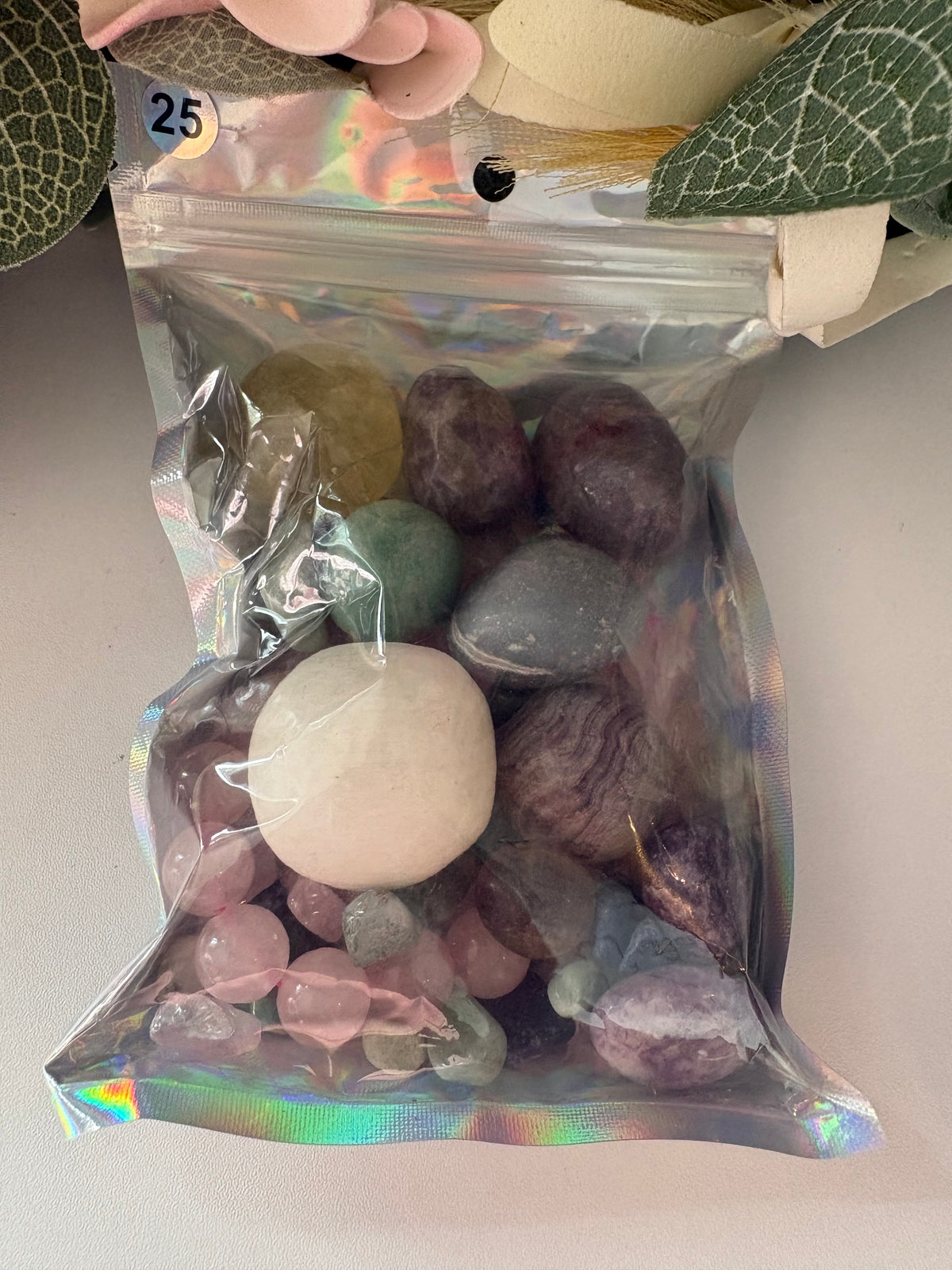 Crystal Confetti Bags, Premixed Healing Crystal Chips, Manifestation Crystals,, Altar Decor, Spell Jar Fillers
