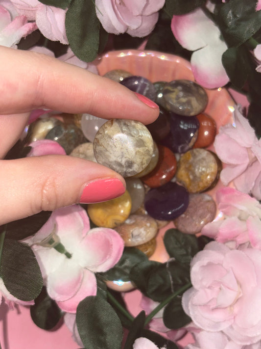 Agate Mini Palm Stone