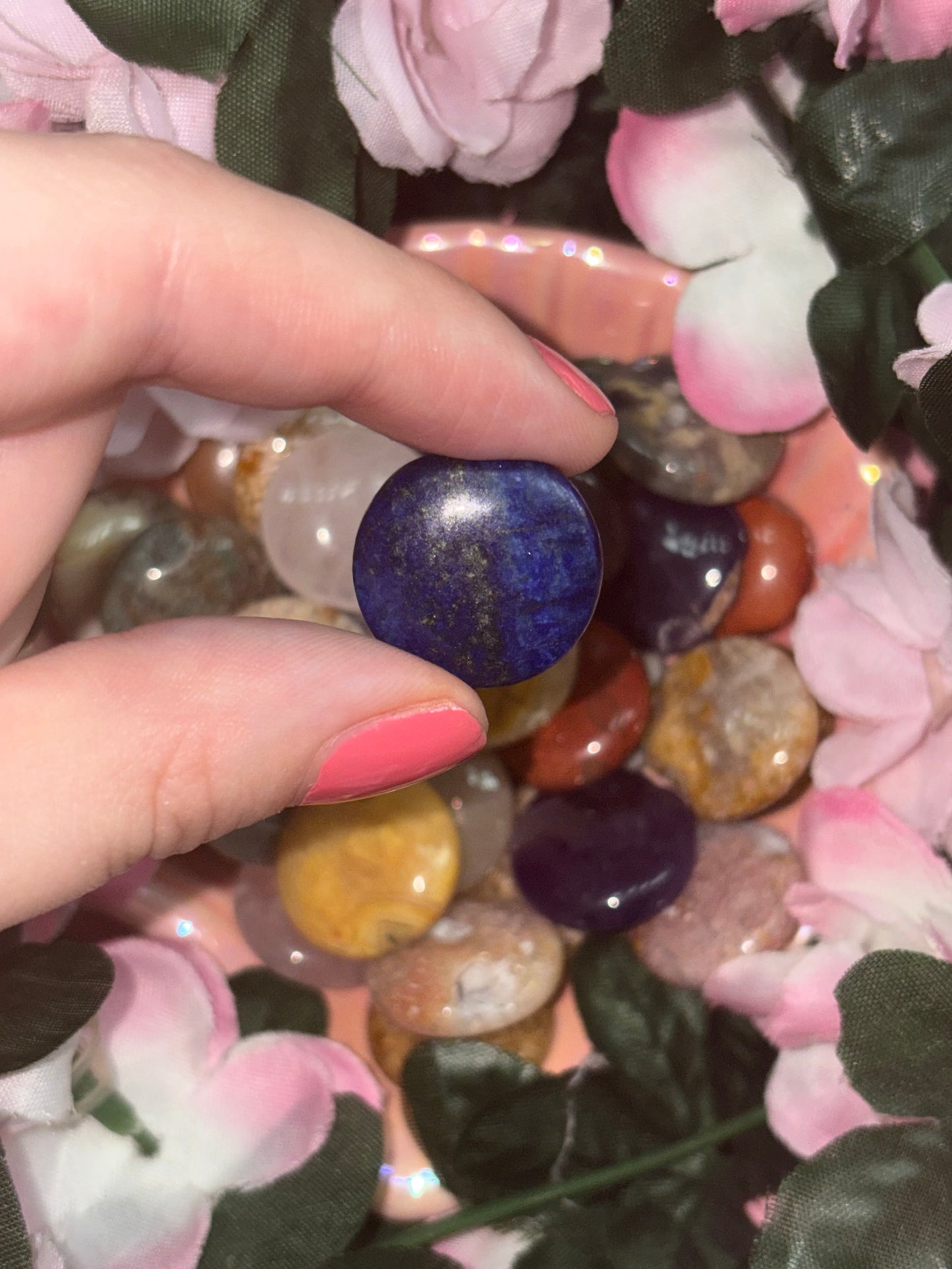 Mini Lapis Lazuli  Palm Stones