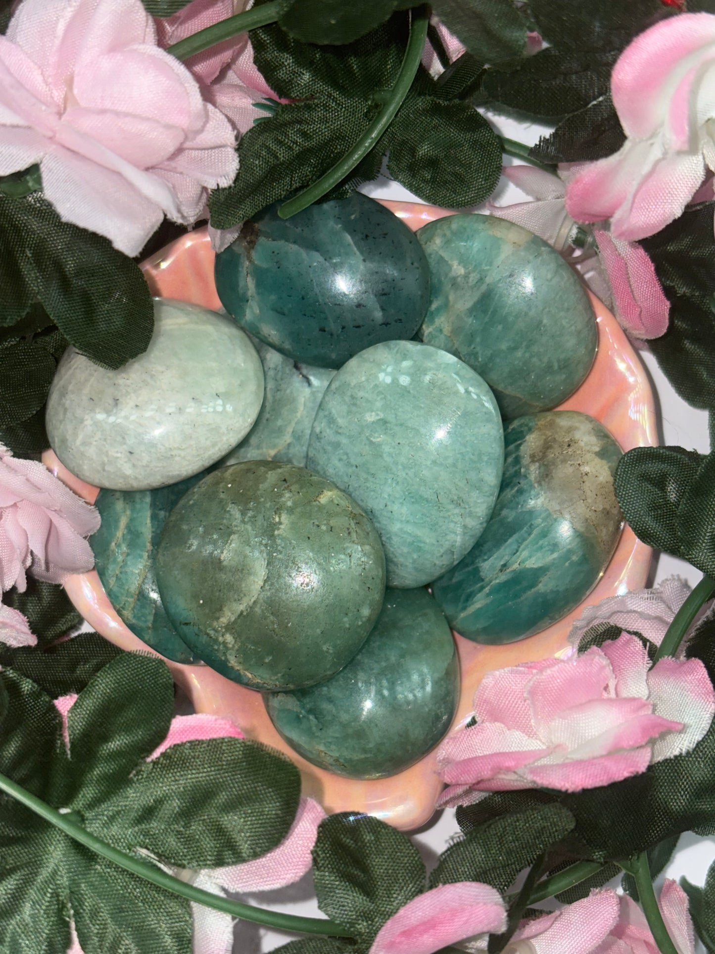 Amazonite Palm Stone
