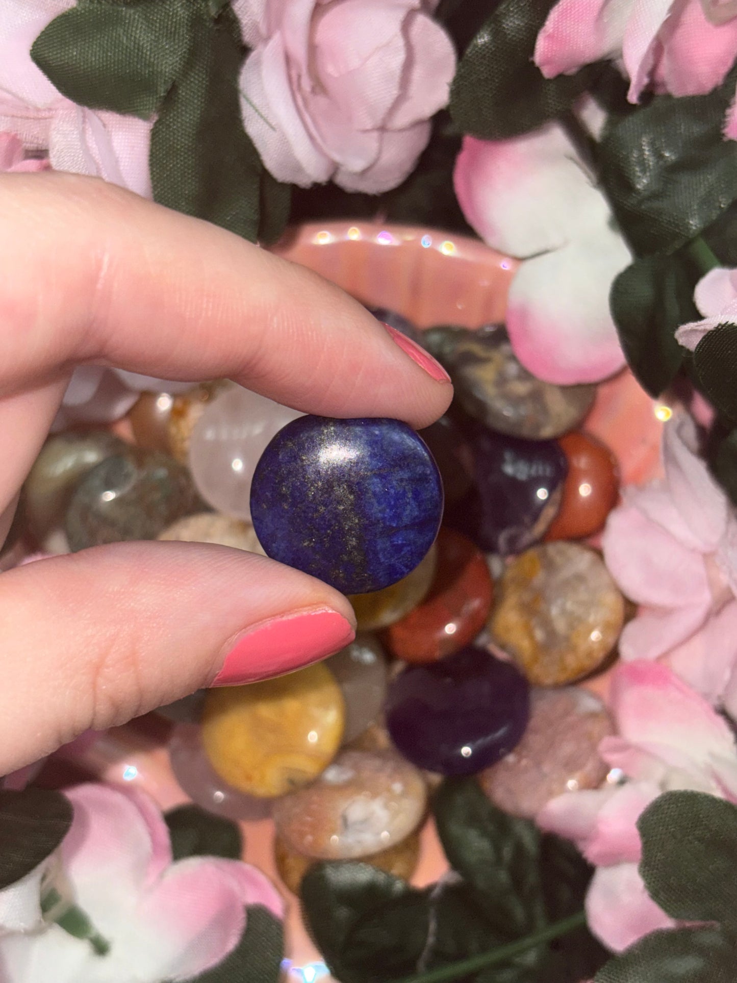 Mini Lapis Lazuli  Palm Stones